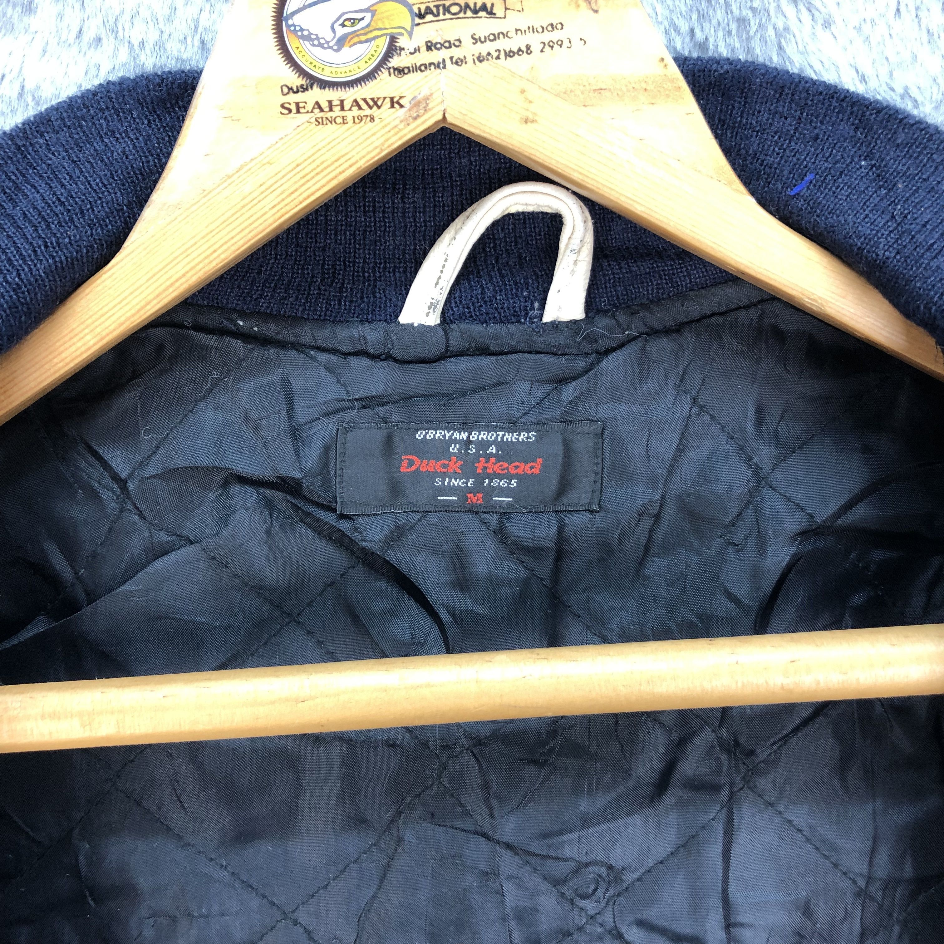Duck Head O'BRYAN BROS Duck Head Wool Leather Varsity Jacket #4911-27 Size US M / EU 48-50 / 2 - 10 Thumbnail