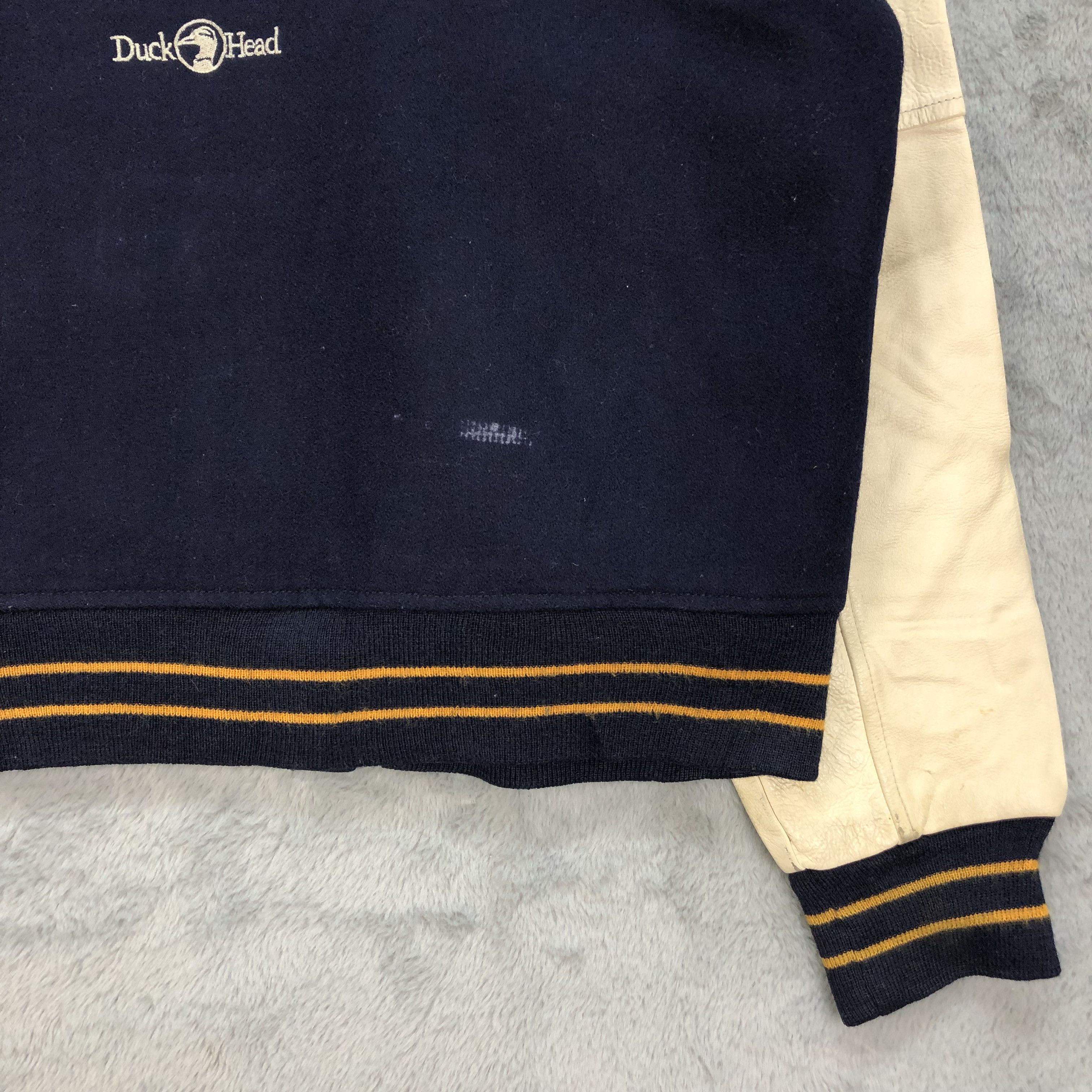 Duck Head O'BRYAN BROS Duck Head Wool Leather Varsity Jacket #4911-27 Size US M / EU 48-50 / 2 - 15 Thumbnail