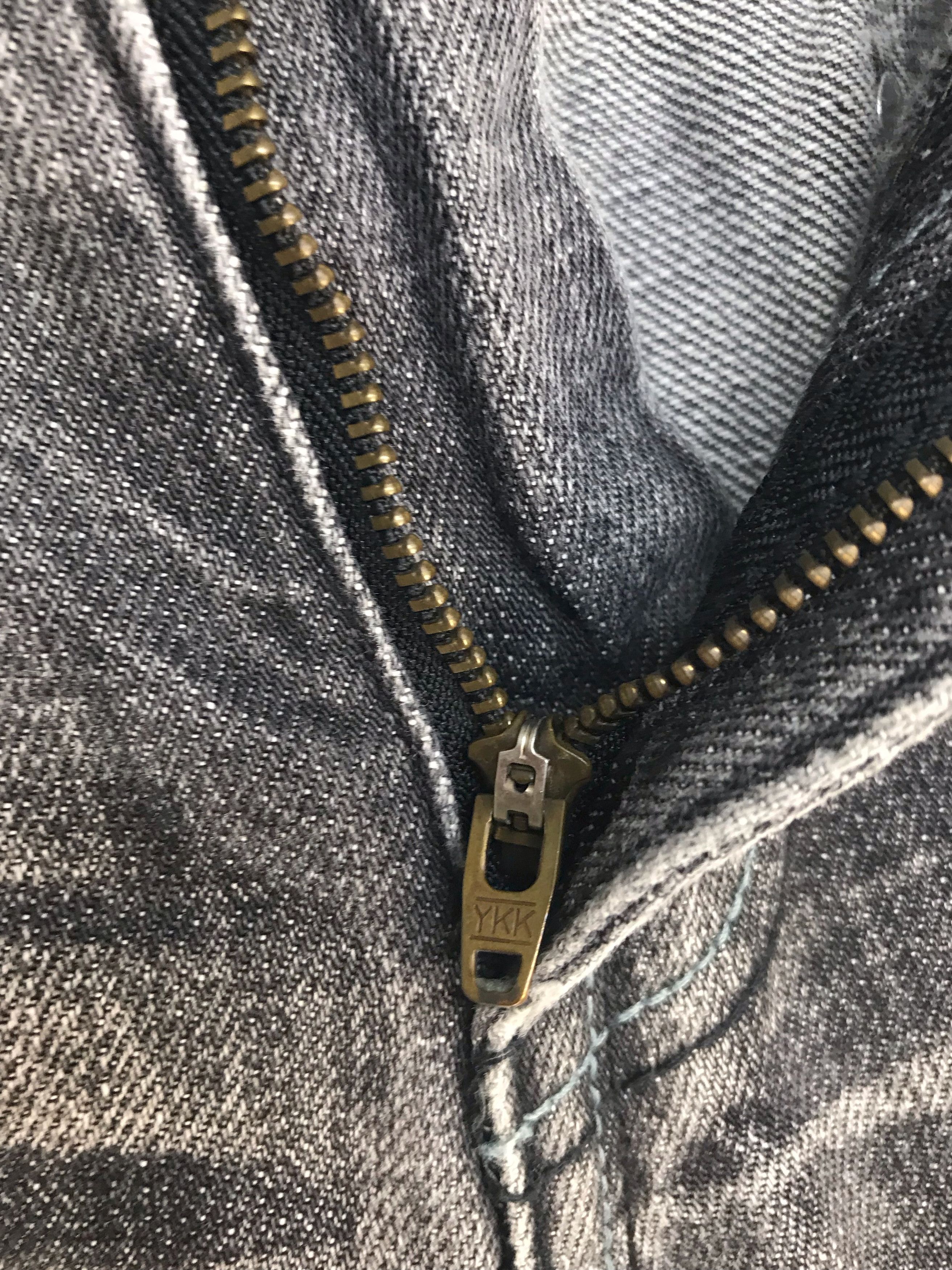 Hysteric Glamour × Undercover Japanese Brand Zippers Patchwork Grunge Kurt Cobain Jeans Size US 34 / EU 50 - 18 Thumbnail
