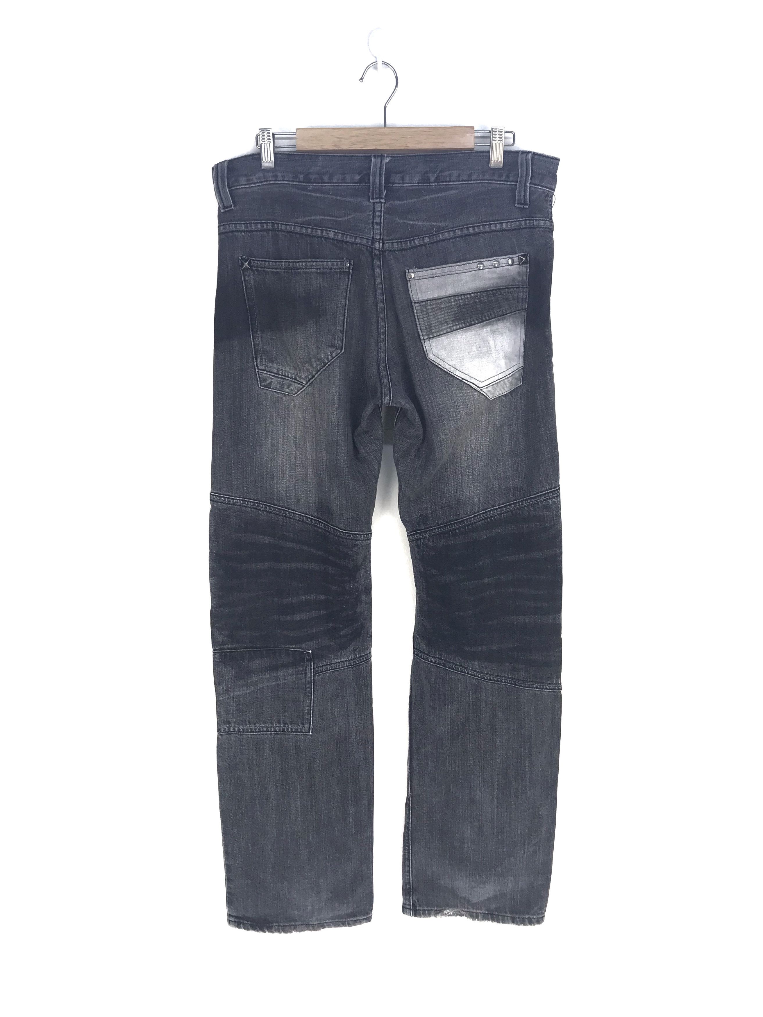 Hysteric Glamour × Undercover Japanese Brand Zippers Patchwork Grunge Kurt Cobain Jeans Size US 34 / EU 50 - 11 Thumbnail