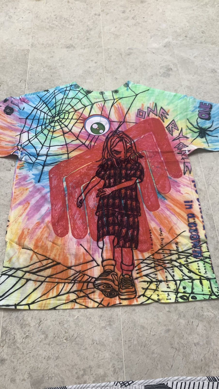 Billie Eilish × READYMADE × Takashi Murakami Readymade Takashi Murakami Billie Ellish Graffiti tee Size US XL / EU 56 / 4 - 7 Thumbnail