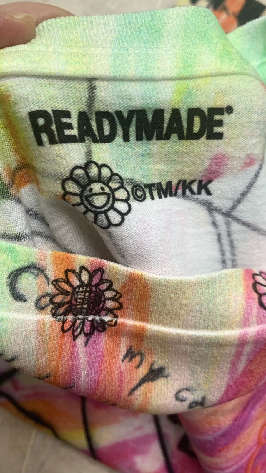 Billie Eilish × READYMADE × Takashi Murakami Readymade Takashi Murakami Billie Ellish Graffiti tee Size US XL / EU 56 / 4 - 8 Thumbnail
