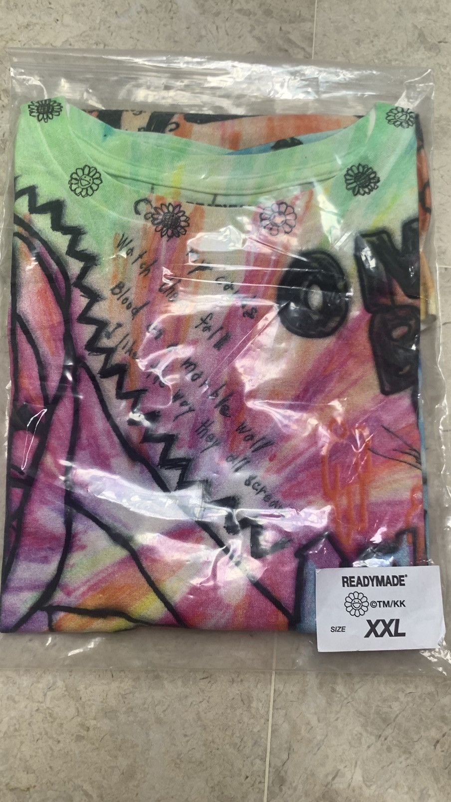 Billie Eilish × READYMADE × Takashi Murakami Readymade Takashi Murakami Billie Ellish Graffiti tee Size US XL / EU 56 / 4 - 5 Thumbnail