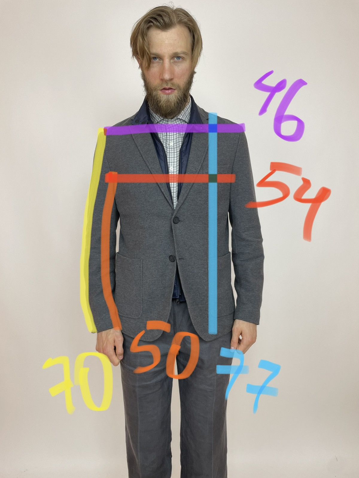 Marc O'Polo Marc O' Polo Blazer Mens size 54 slim fit Size 54R - 17 Thumbnail