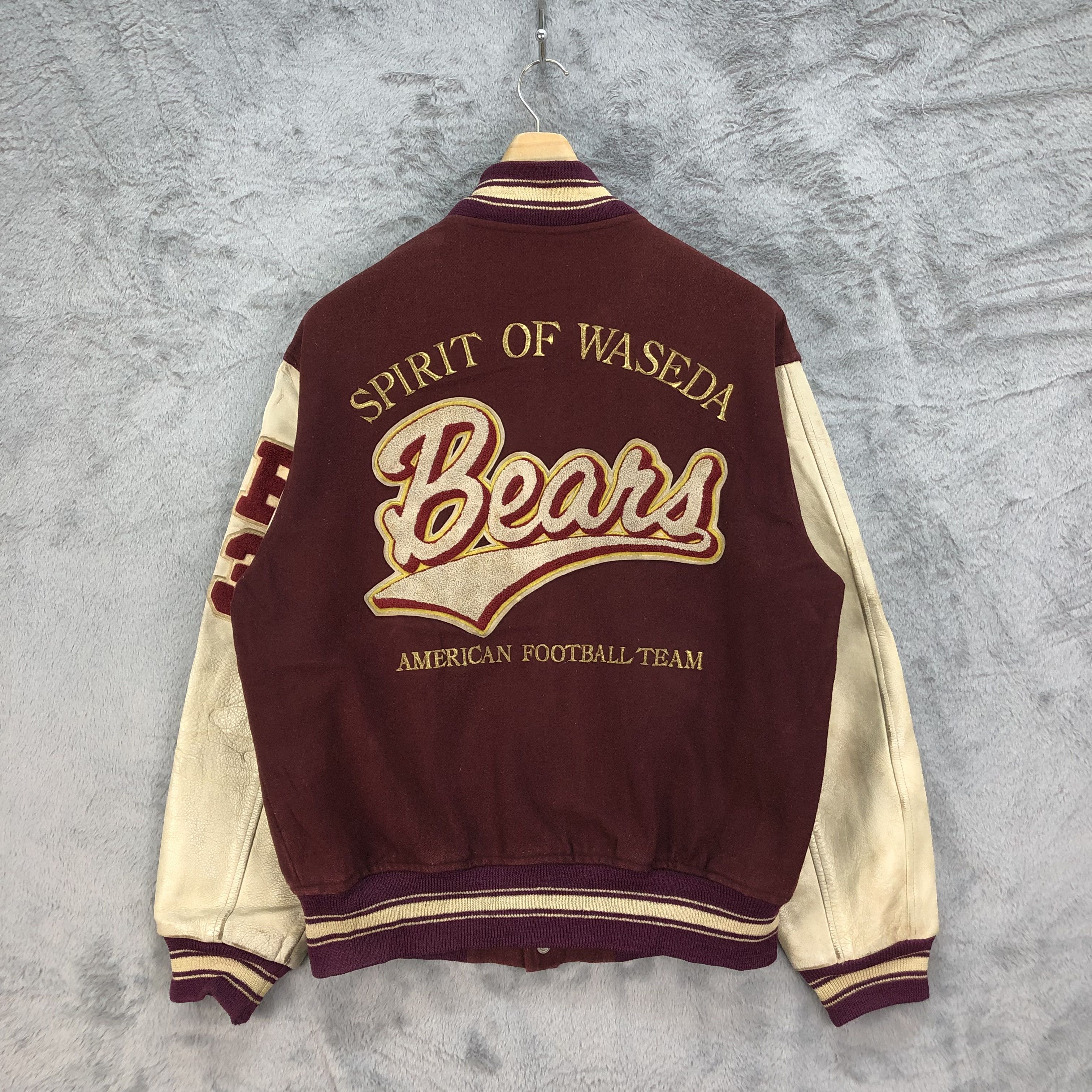 Other Waseda Bears American Football Team Varsity Jacket #4788-169 Size US L / EU 52-54 / 3 - 1 Thumbnail