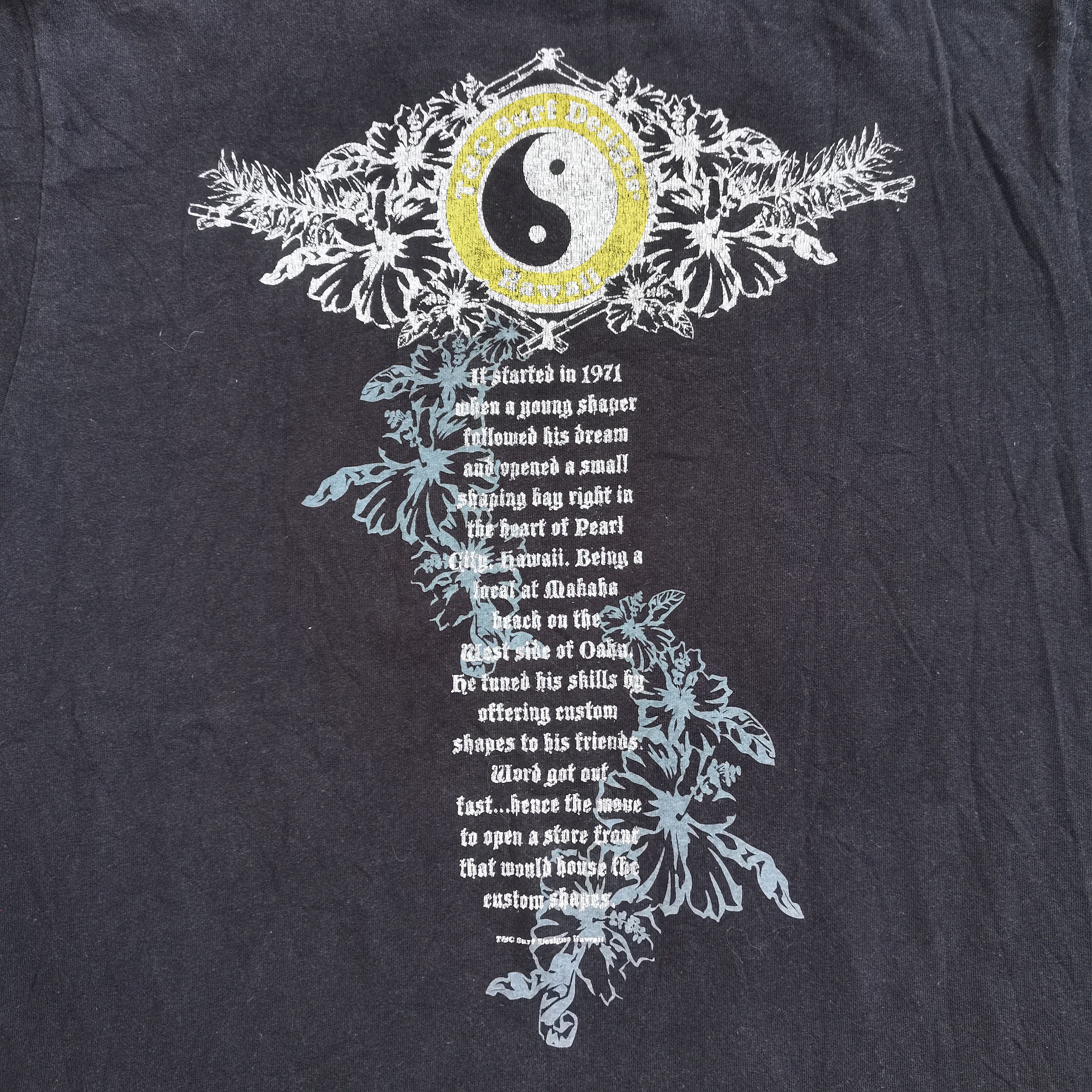 Vintage Vintage T&C Surf Designs Hawaii Yin Yang Faded Tshirt Size US M / EU 48-50 / 2 - 4 Thumbnail