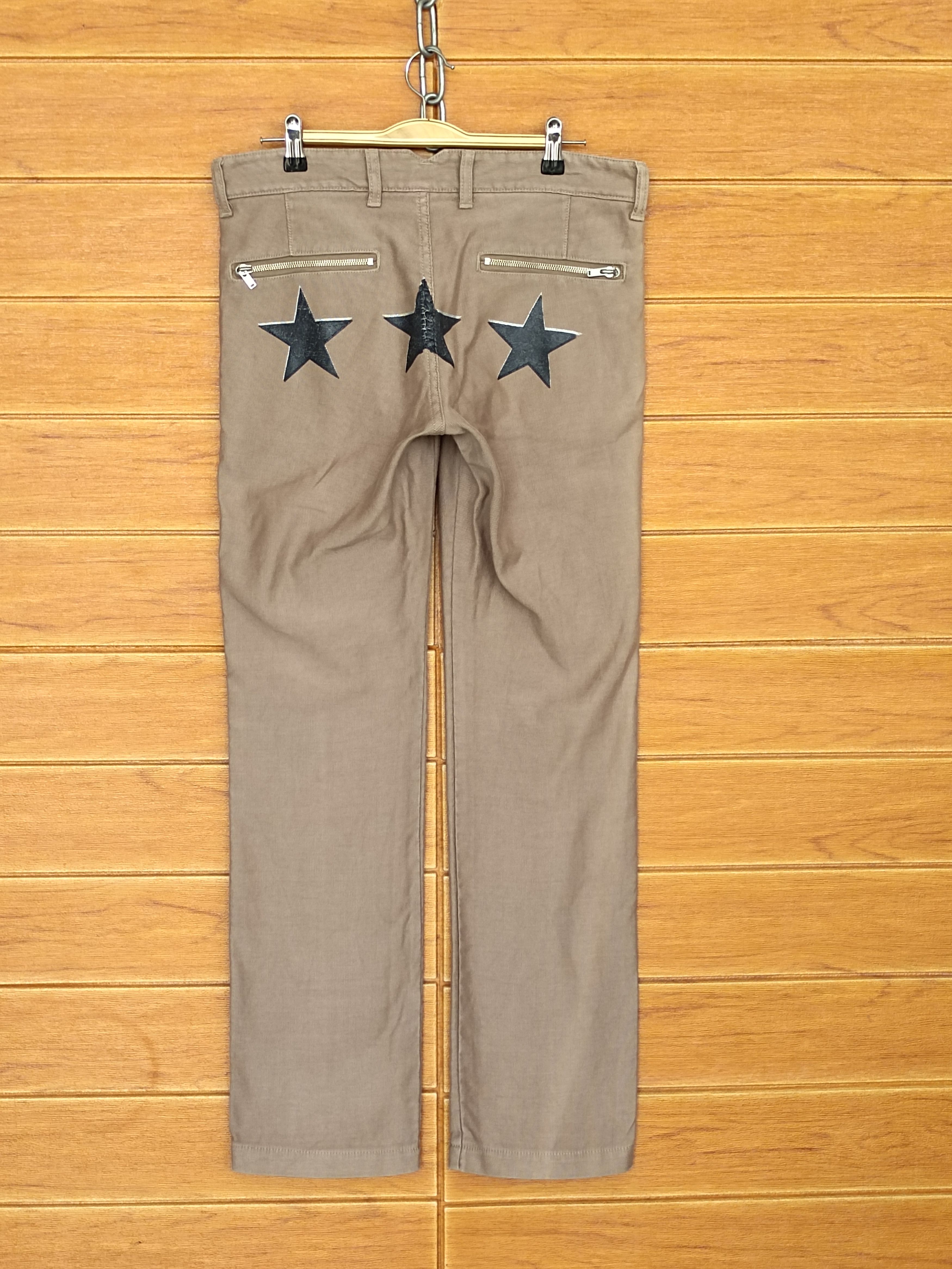Hysteric Glamour × Undercover Japanese Brand Biglidue Stars Printed Pants Size US 33 - 2 Thumbnail