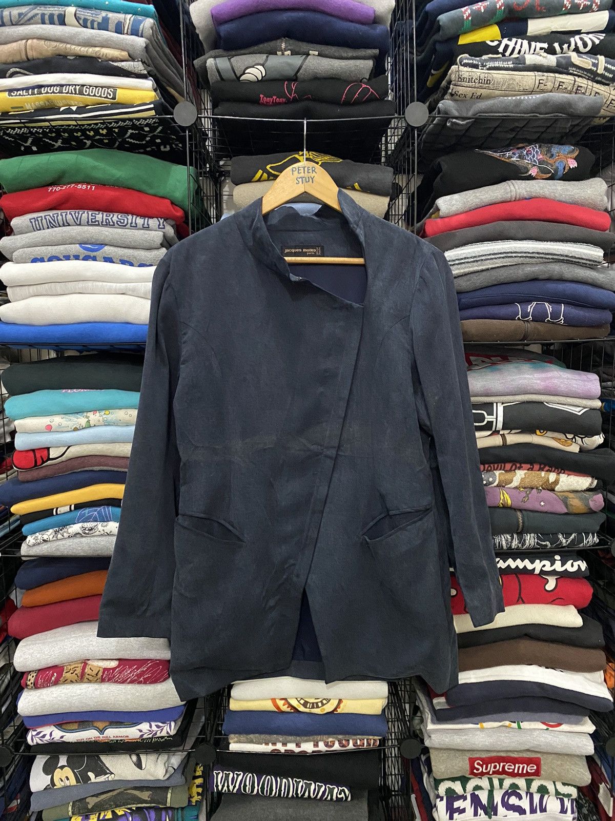 image of Jacques Lemans Jacques Molko Paris Jacket Nice Design in Dark Blue, Men's (Size Medium)
