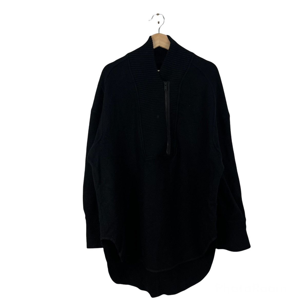 Japanese Brand ULTIMATE BLACK ZIPPER SWEATSHIRT H&M STUDIO A/W2019 Size US L / EU 52-54 / 3 - 1 Thumbnail