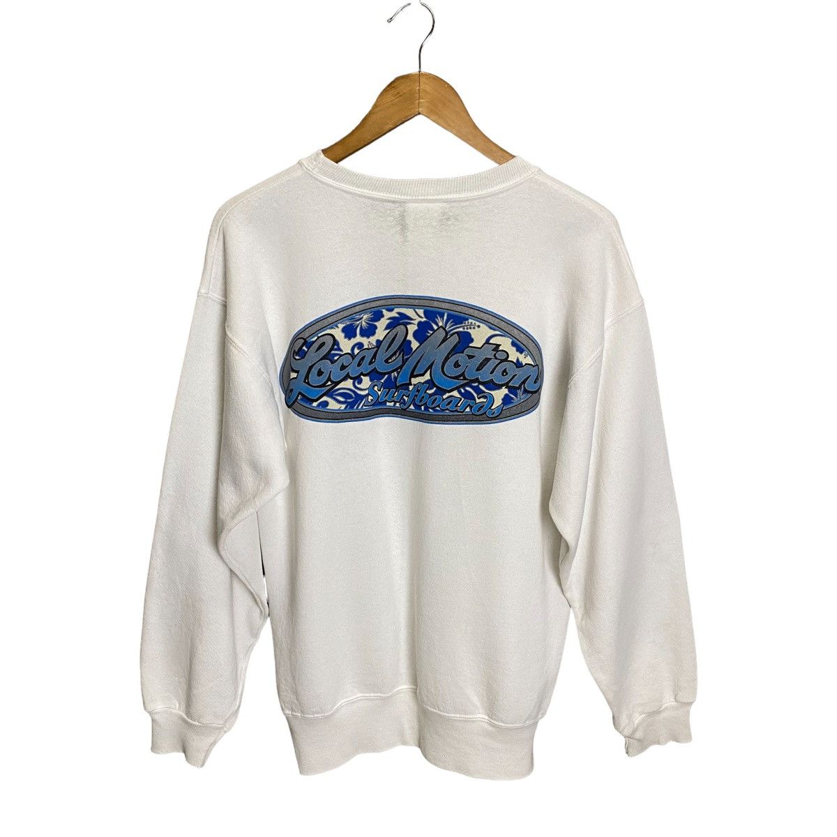 Vintage vintage 90s local motion longboard sweatshirt Size US M / EU 48-50 / 2 - 1 Thumbnail