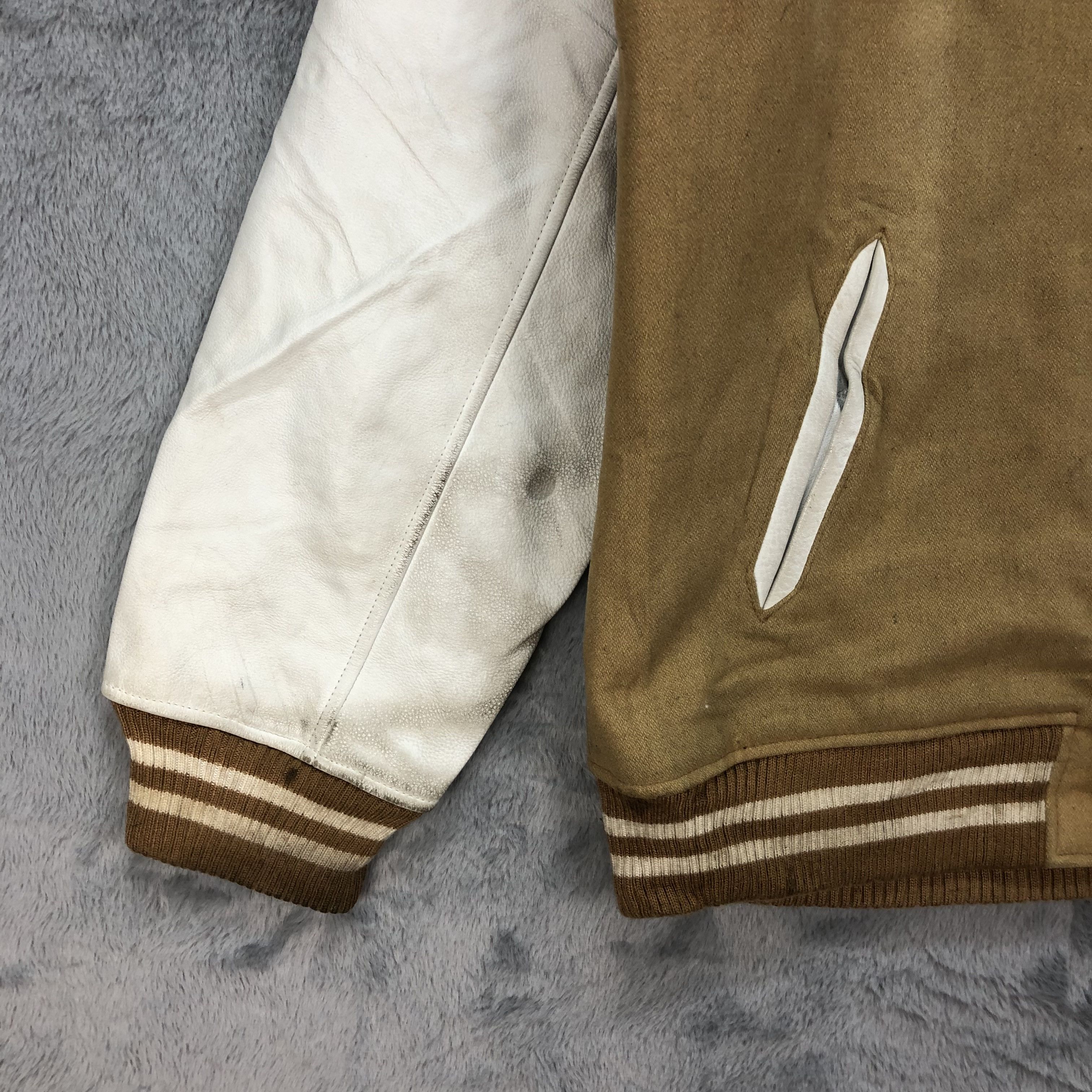 Quiksilver Quiksilver Boardriding Company Wool Leather Varsity 4839-173 Size US L / EU 52-54 / 3 - 9 Thumbnail
