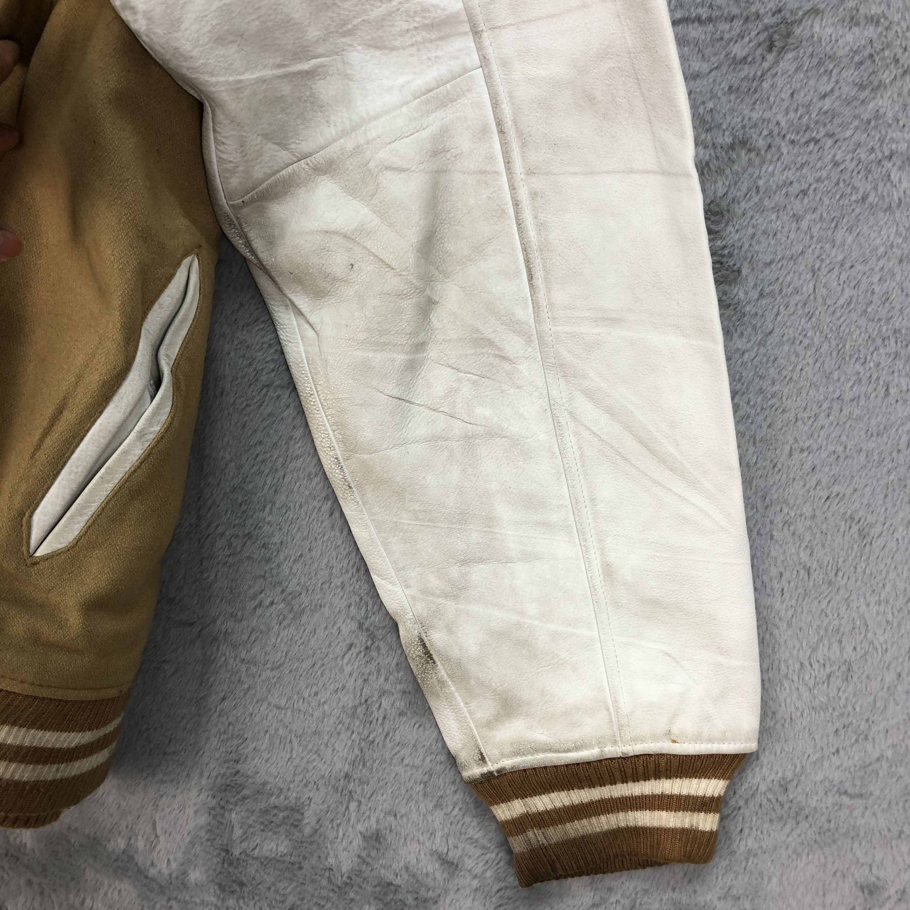 Quiksilver Quiksilver Boardriding Company Wool Leather Varsity 4839-173 Size US L / EU 52-54 / 3 - 4 Thumbnail