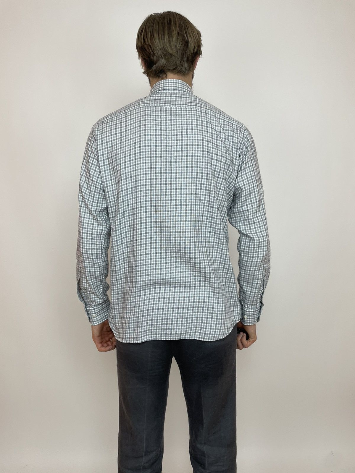 Oscar Jacobson OSCAR JACOBSON Mens dress shirt long dleeve size 45 Size US XL / EU 56 / 4 - 12 Thumbnail