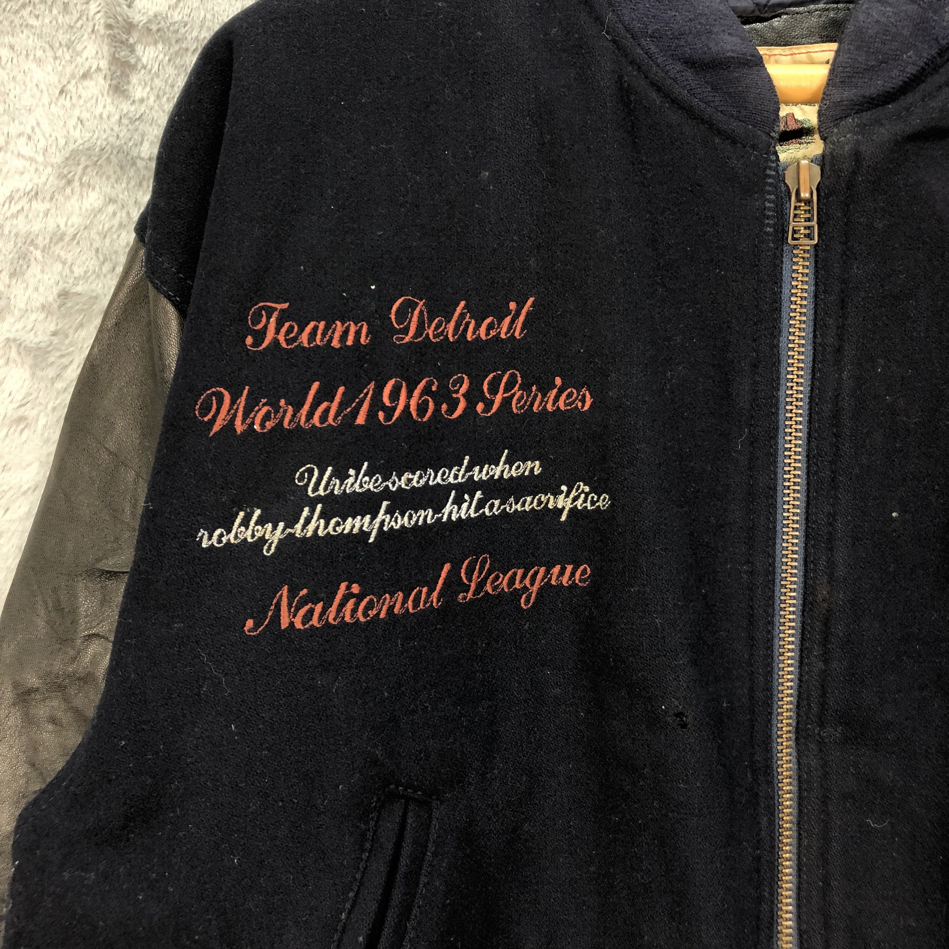 Vintage TeamDetroid World 1963 ALLIGATORHAIT NEYRIES Jacket #4920-36 Size US XL / EU 56 / 4 - 5 Thumbnail