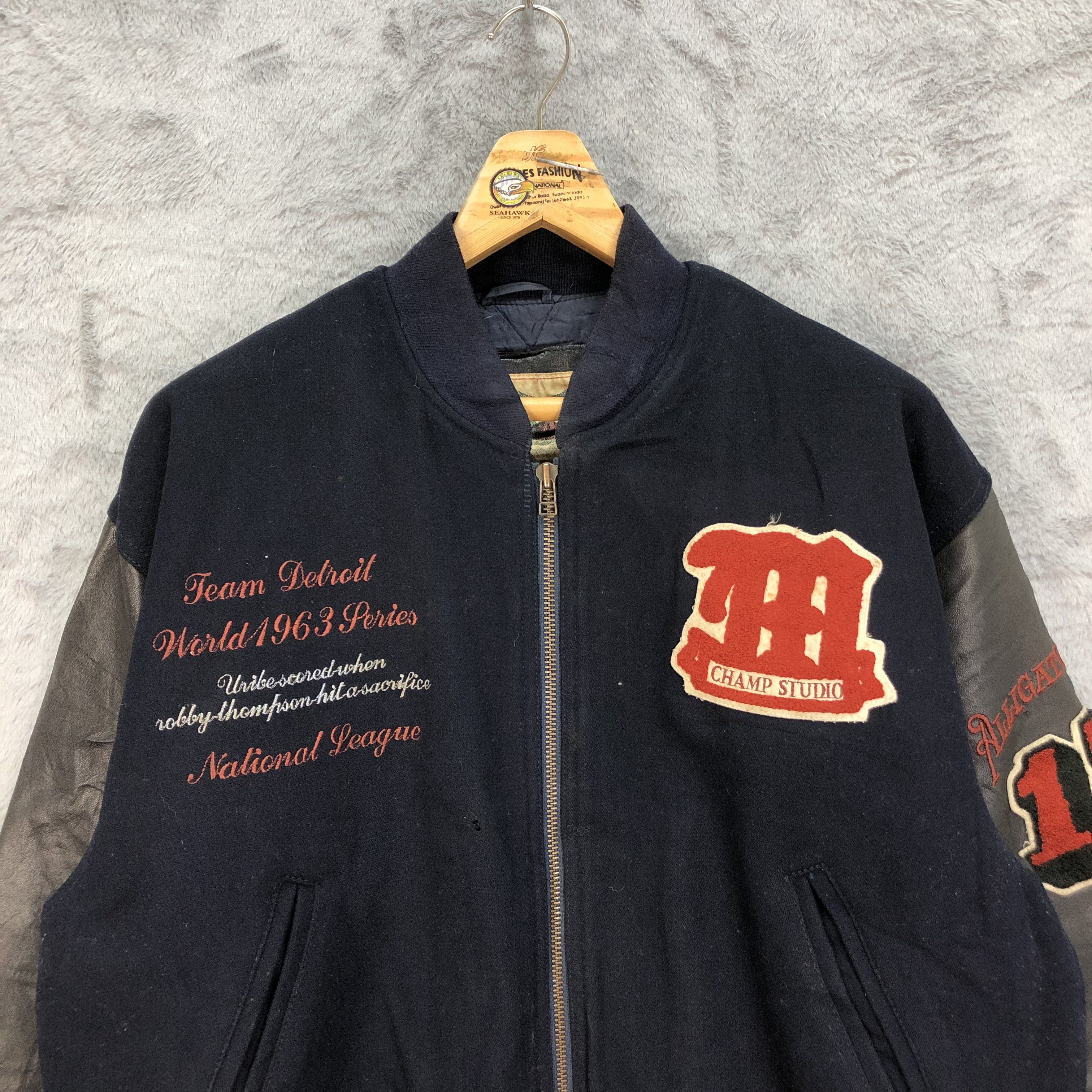 Vintage TeamDetroid World 1963 ALLIGATORHAIT NEYRIES Jacket #4920-36 Size US XL / EU 56 / 4 - 4 Thumbnail