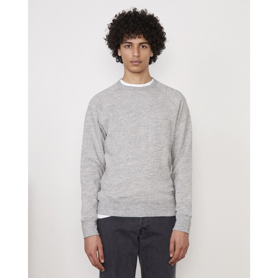 Officine Generale OFFICINE GENERALE Chris Loopback Sweatshirt Size US XXL / EU 58 / 5 - 5 Thumbnail