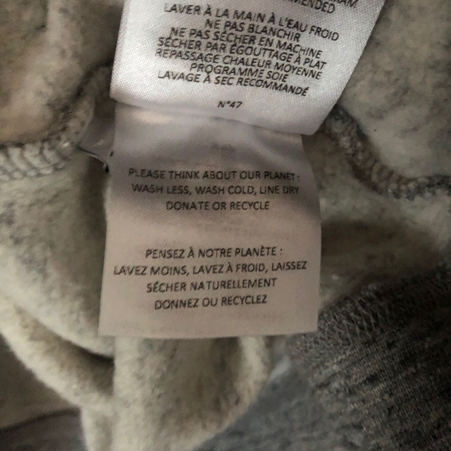 Officine Generale OFFICINE GENERALE Chris Loopback Sweatshirt Size US XXL / EU 58 / 5 - 8 Thumbnail