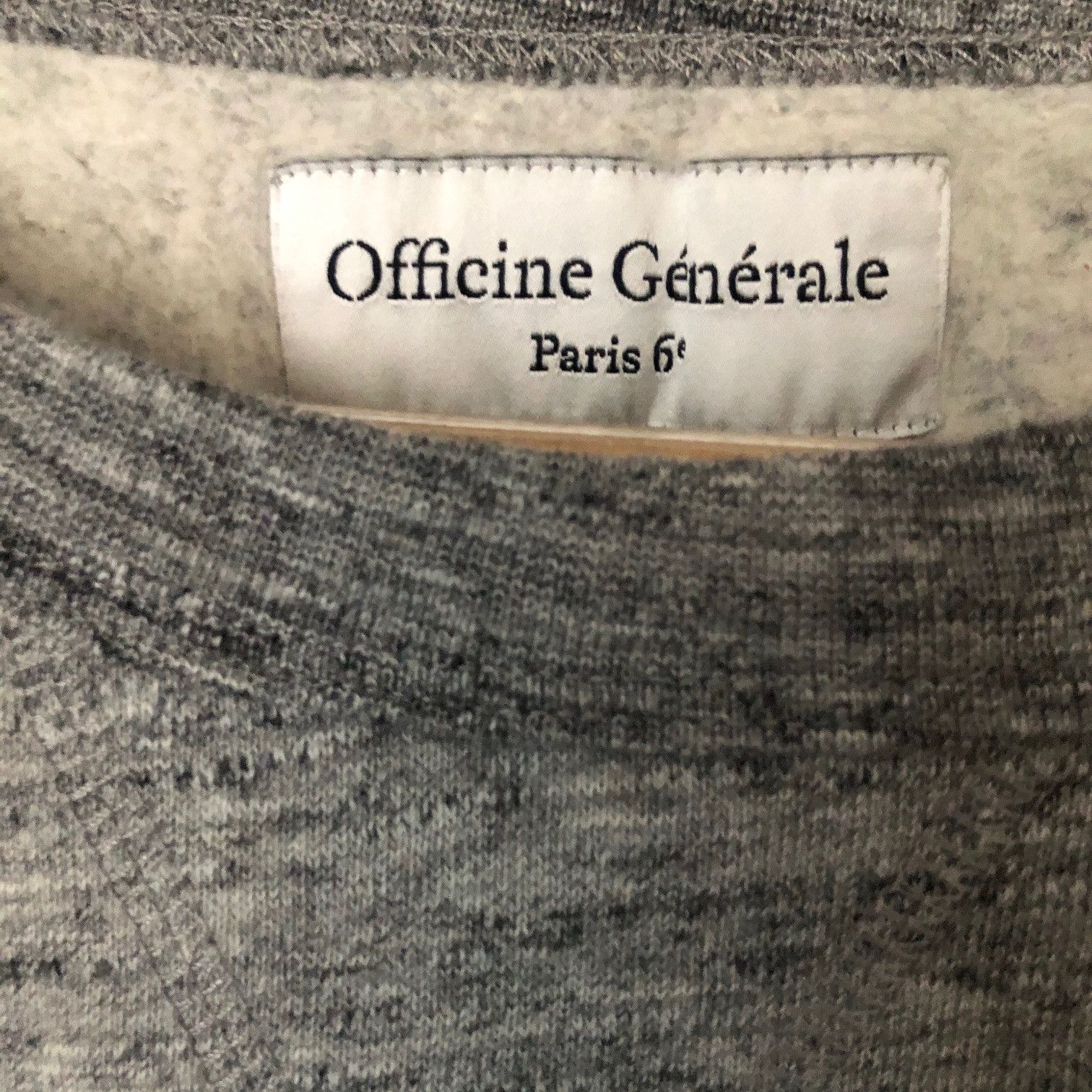 Officine Generale OFFICINE GENERALE Chris Loopback Sweatshirt Size US XXL / EU 58 / 5 - 4 Thumbnail