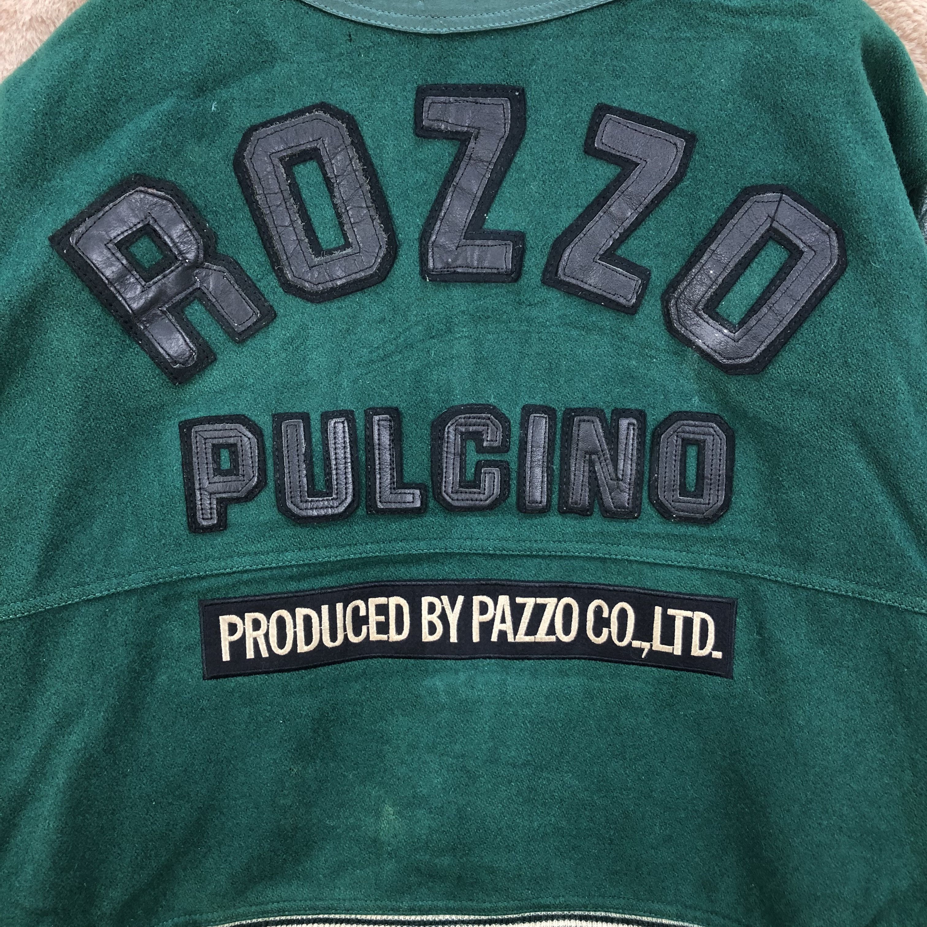 Vintage ROZZO PULCINO STREET KIDS WOOL LEATHER VARSITY #4925-36 Size US S / EU 44-46 / 1 - 2 Thumbnail