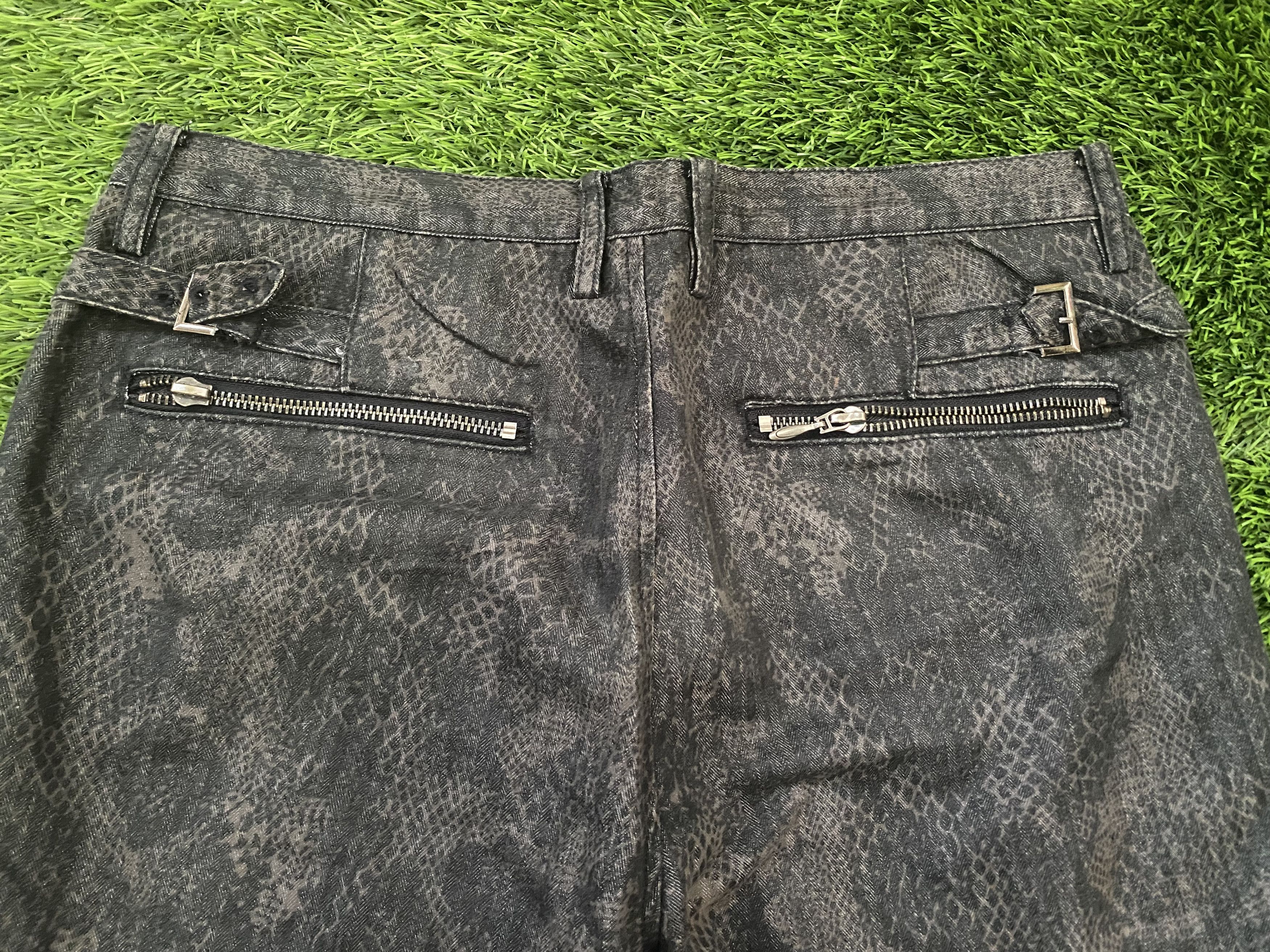 If Six Was Nine × Japanese Brand Semantic Design Snake Skin Denim Size US 31 - 5 Thumbnail