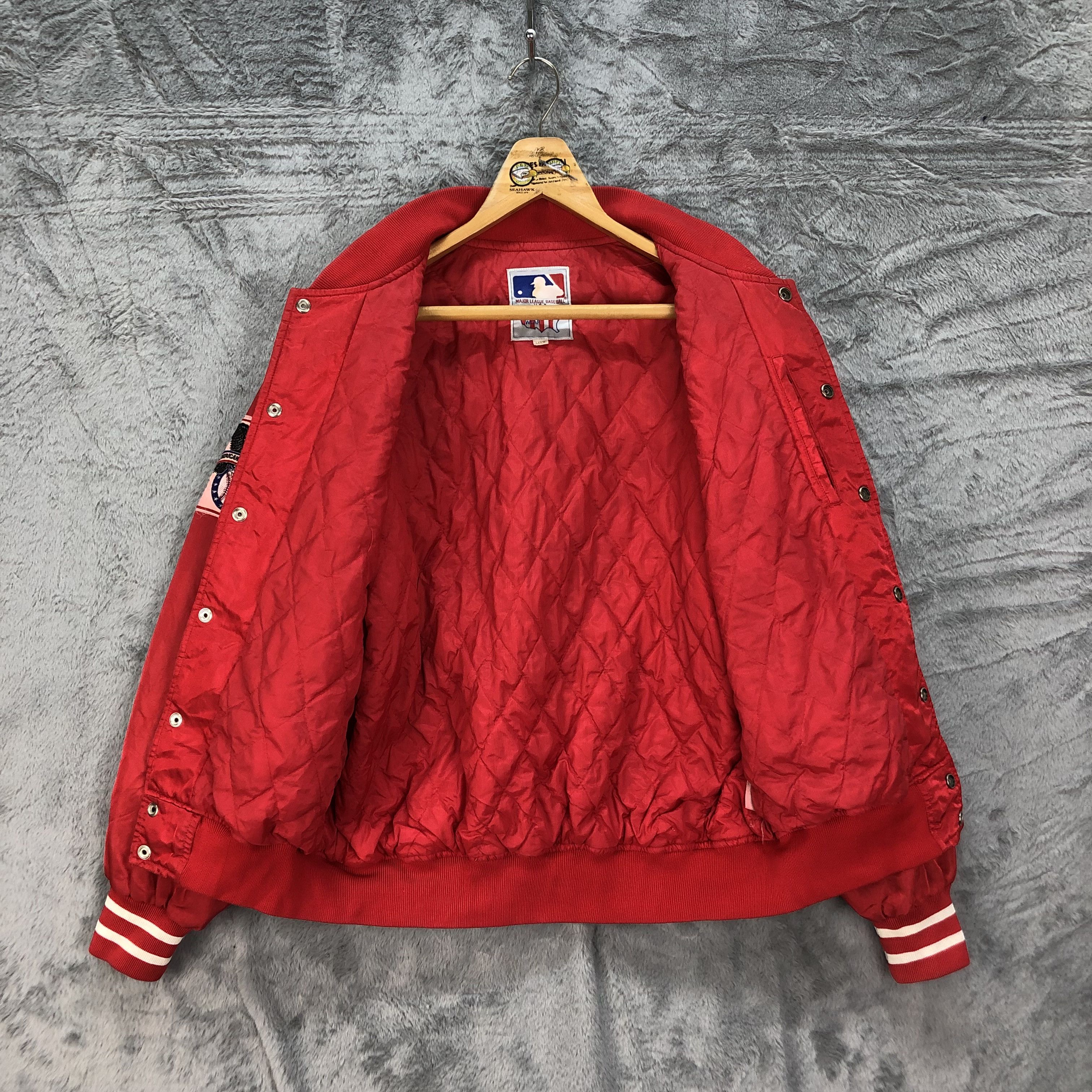 MLB MLB New York Yankees Big Logo Red Stadium Jacket #4618-168 Size US L / EU 52-54 / 3 - 12 Thumbnail