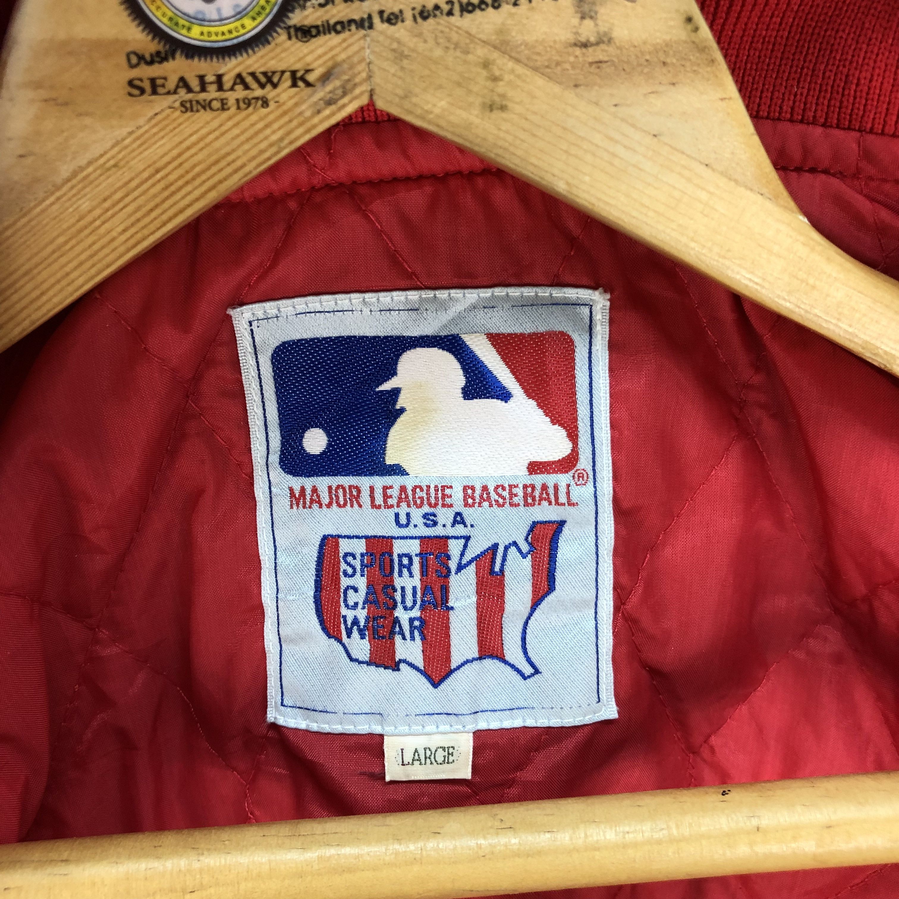 MLB MLB New York Yankees Big Logo Red Stadium Jacket #4618-168 Size US L / EU 52-54 / 3 - 13 Thumbnail