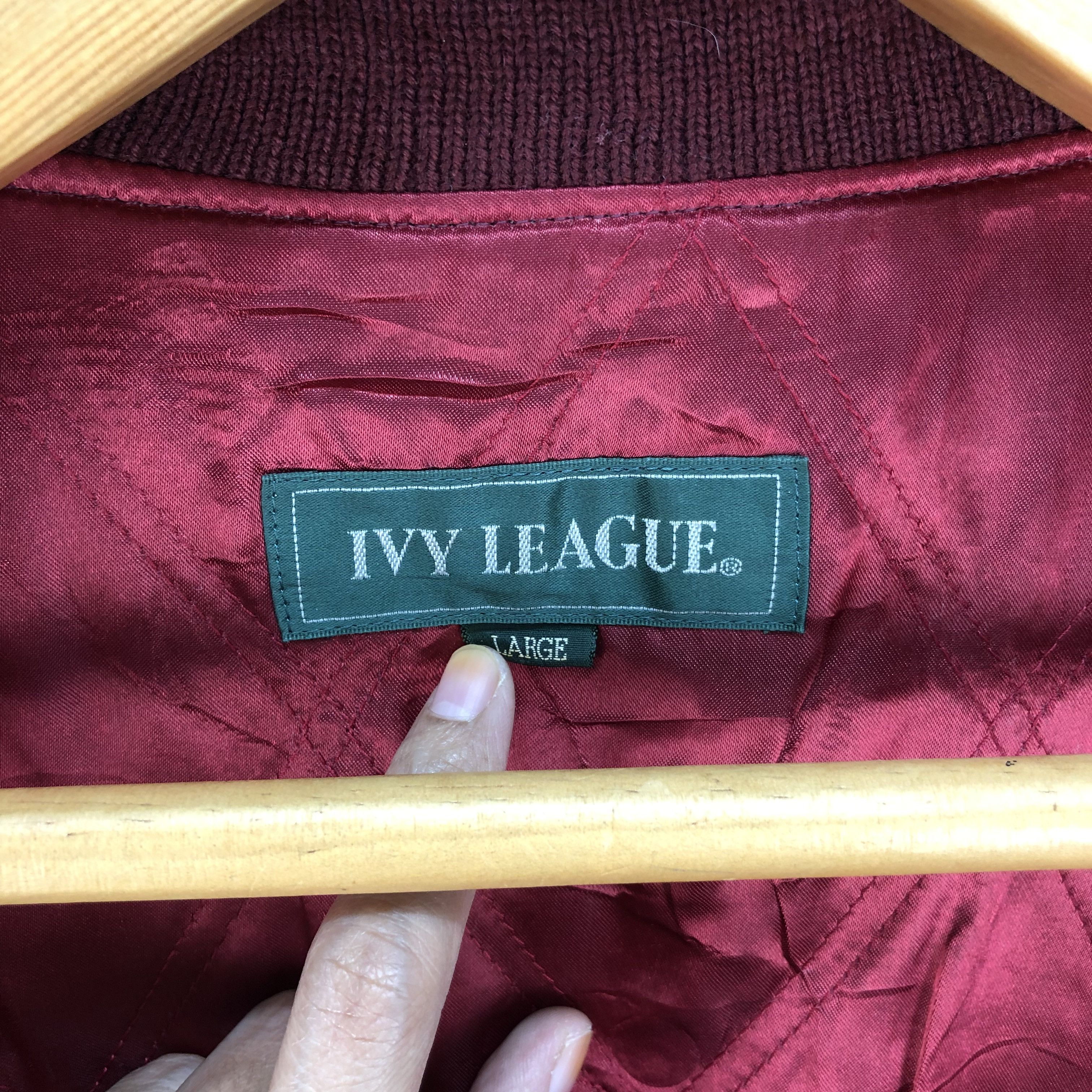 Japanese Brand 30th Anniversary IVY LEAGUE Wool Leather Varsity #4798-170 Size US L / EU 52-54 / 3 - 11 Thumbnail