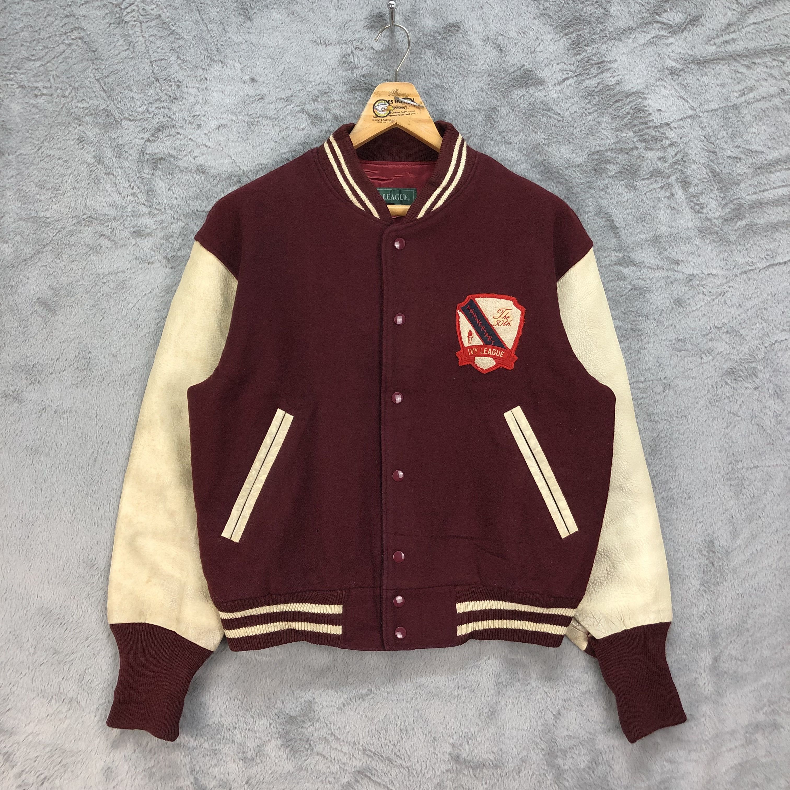 varsity jacket LVY LEAGUE アイビーリーグ Vintage Ivy League Varsity Jacket Wool L | eBay