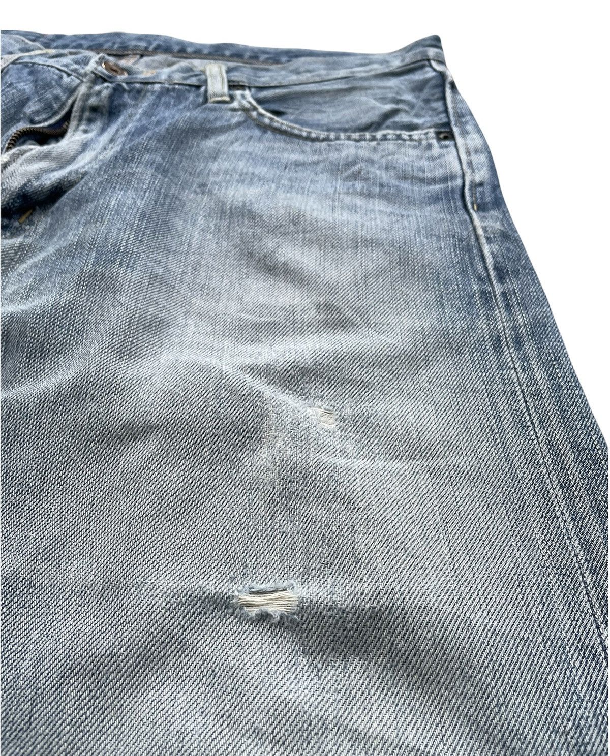 Edwin Vintage Edwin 505ZX Selvedge Aging Distressed Size US 34 / EU 50 - 11 Thumbnail