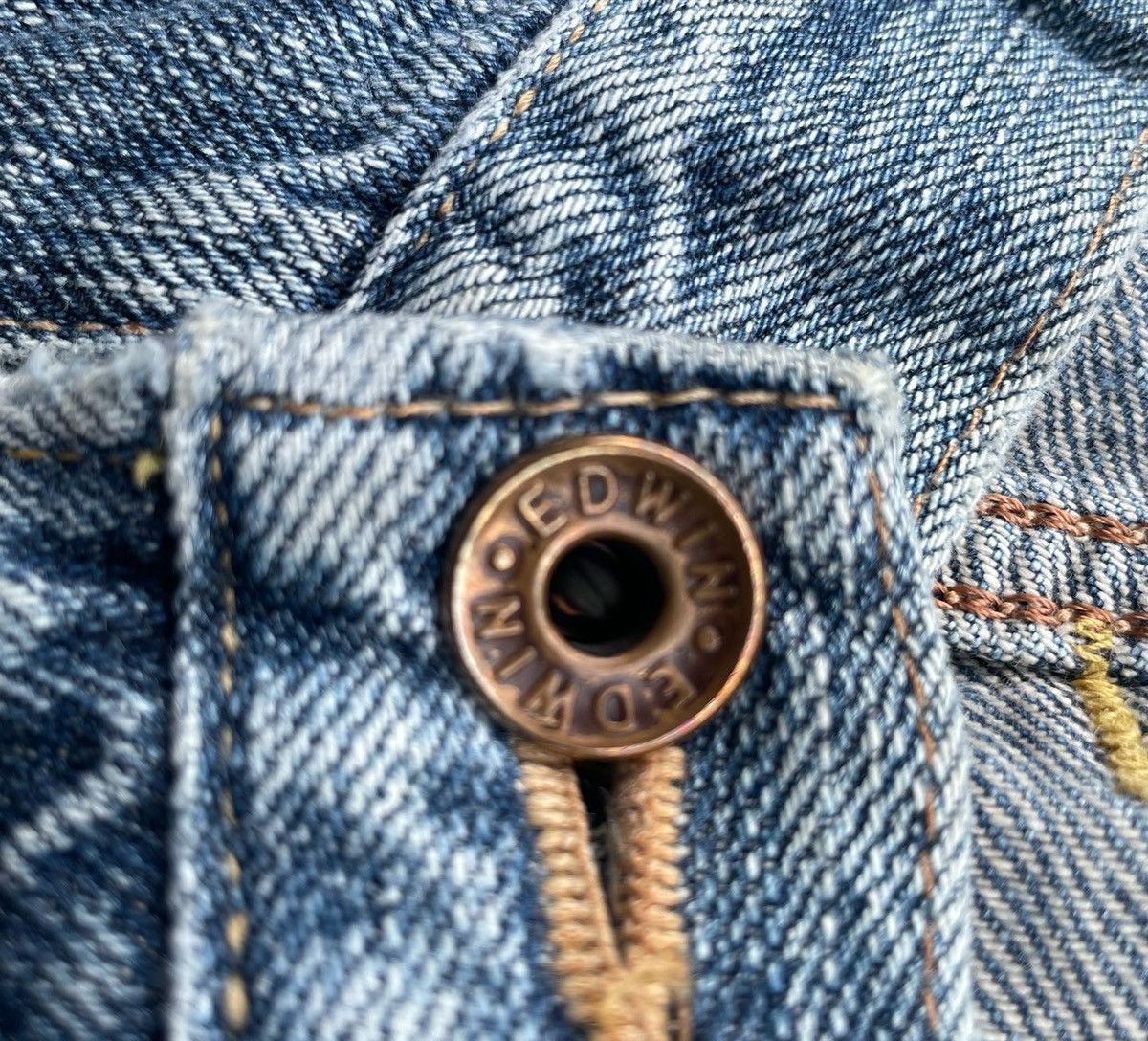 Edwin Vintage Edwin 505ZX Selvedge Aging Distressed Size US 34 / EU 50 - 8 Thumbnail
