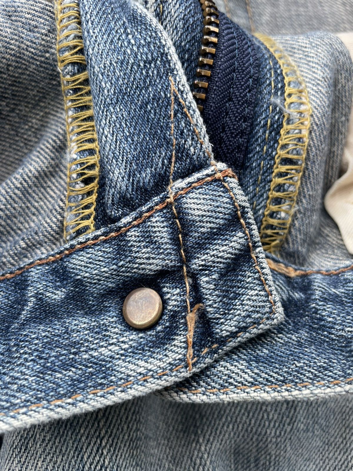 Edwin Vintage Edwin 505ZX Selvedge Aging Distressed Size US 34 / EU 50 - 17 Thumbnail