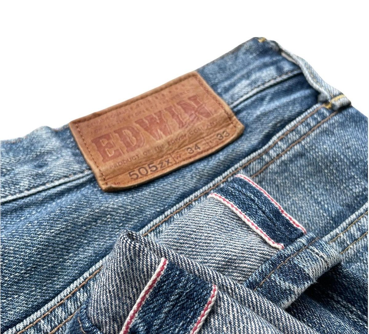 Edwin Vintage Edwin 505ZX Selvedge Aging Distressed Size US 34 / EU 50 - 5 Thumbnail
