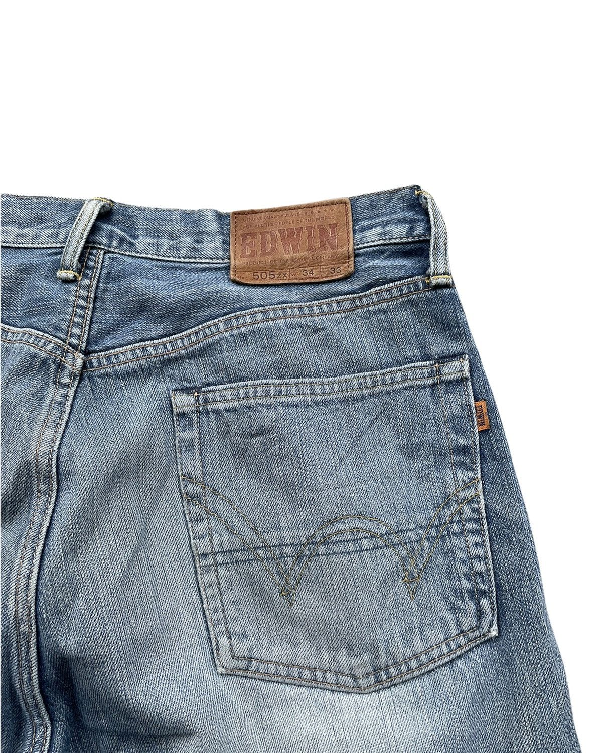 Edwin Vintage Edwin 505ZX Selvedge Aging Distressed Size US 34 / EU 50 - 15 Thumbnail