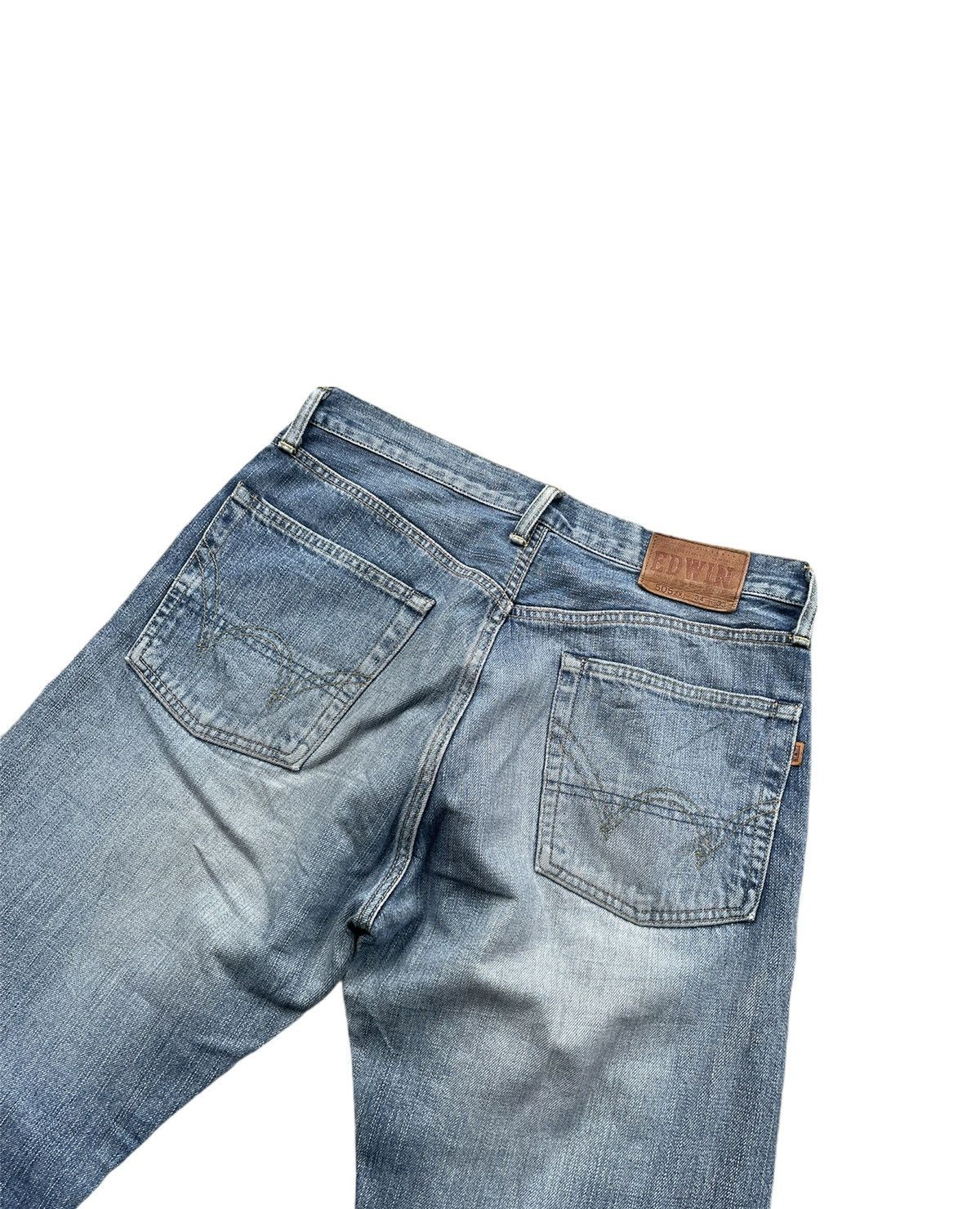 Edwin Vintage Edwin 505ZX Selvedge Aging Distressed Size US 34 / EU 50 - 14 Thumbnail