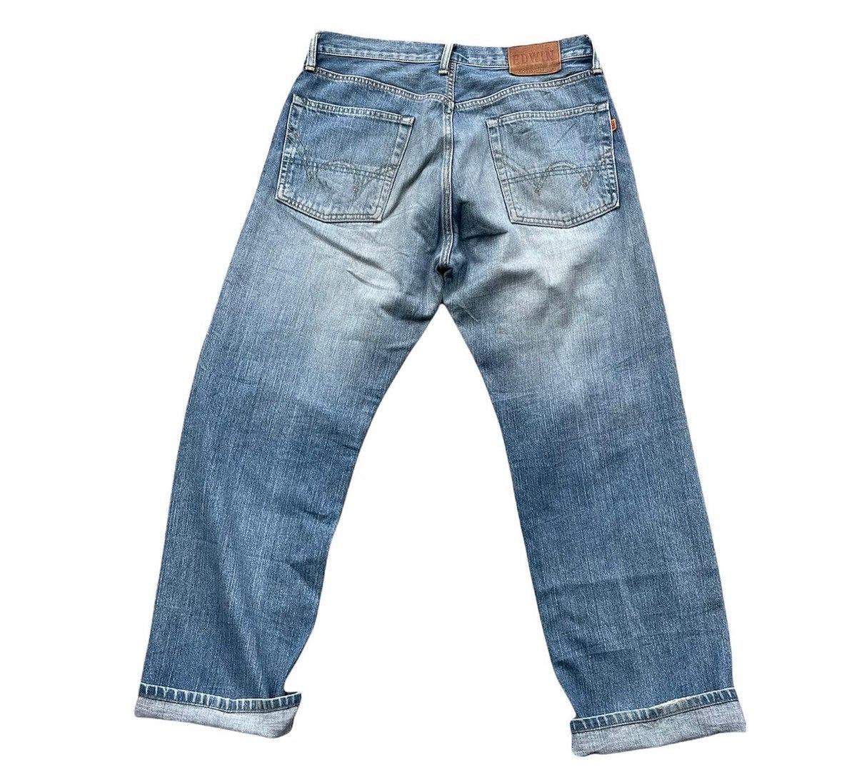 Edwin Vintage Edwin 505ZX Selvedge Aging Distressed Size US 34 / EU 50 - 4 Thumbnail