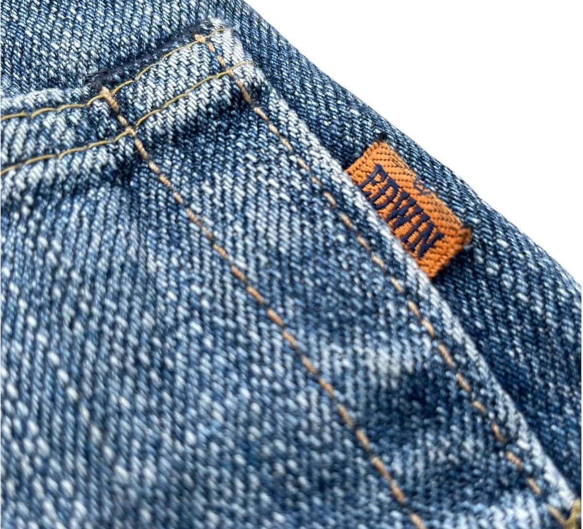Edwin Vintage Edwin 505ZX Selvedge Aging Distressed Size US 34 / EU 50 - 6 Thumbnail