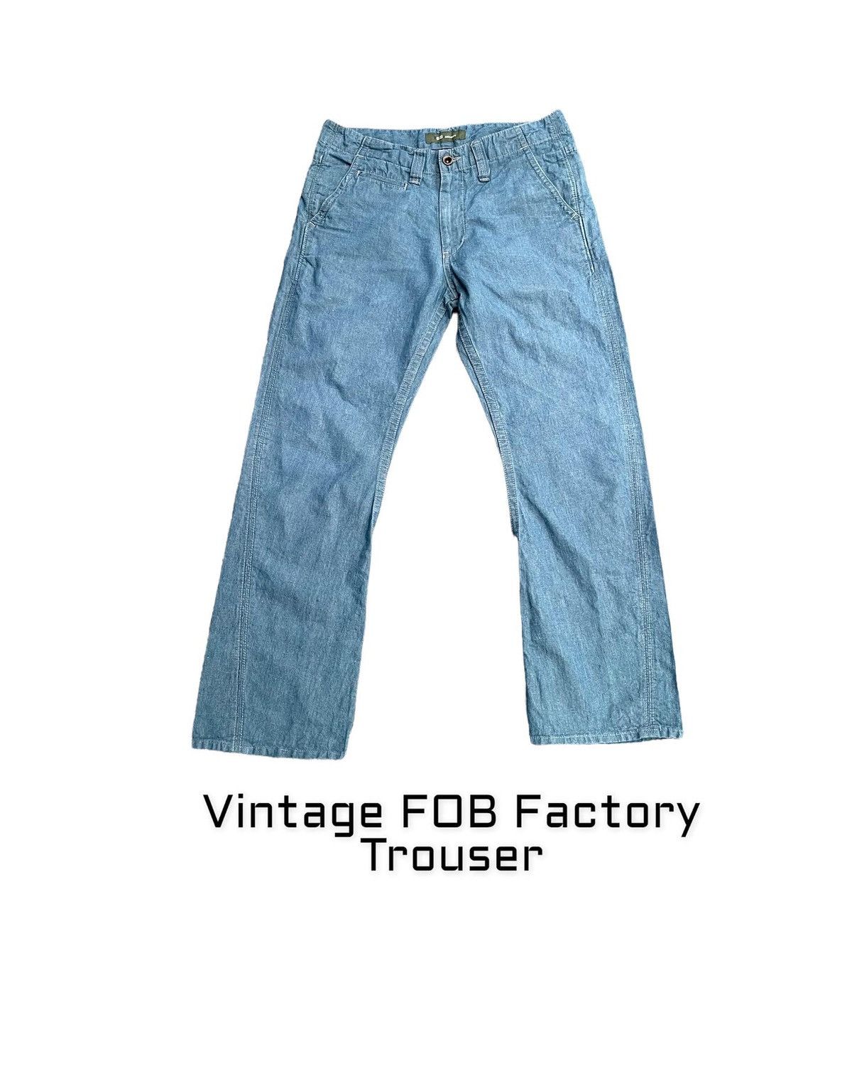 image of F O B Factory Stealsfob Factory Trouser in Blue, Men's (Size 32)