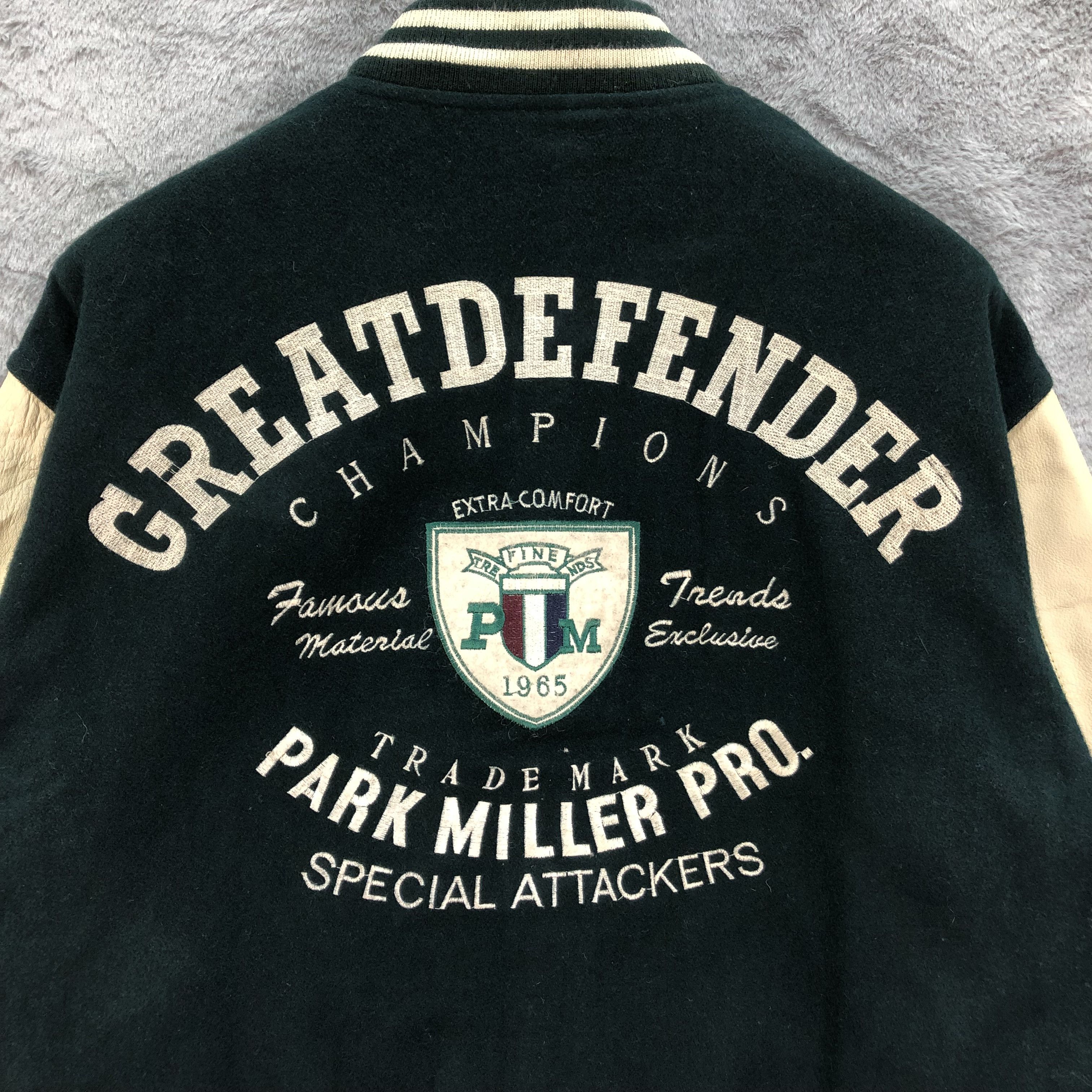 Japanese Brand PARK MILLER GREATDEFENDER CHAMPIONS Varsity Jacket #4795-170 Size US M / EU 48-50 / 2 - 2 Thumbnail
