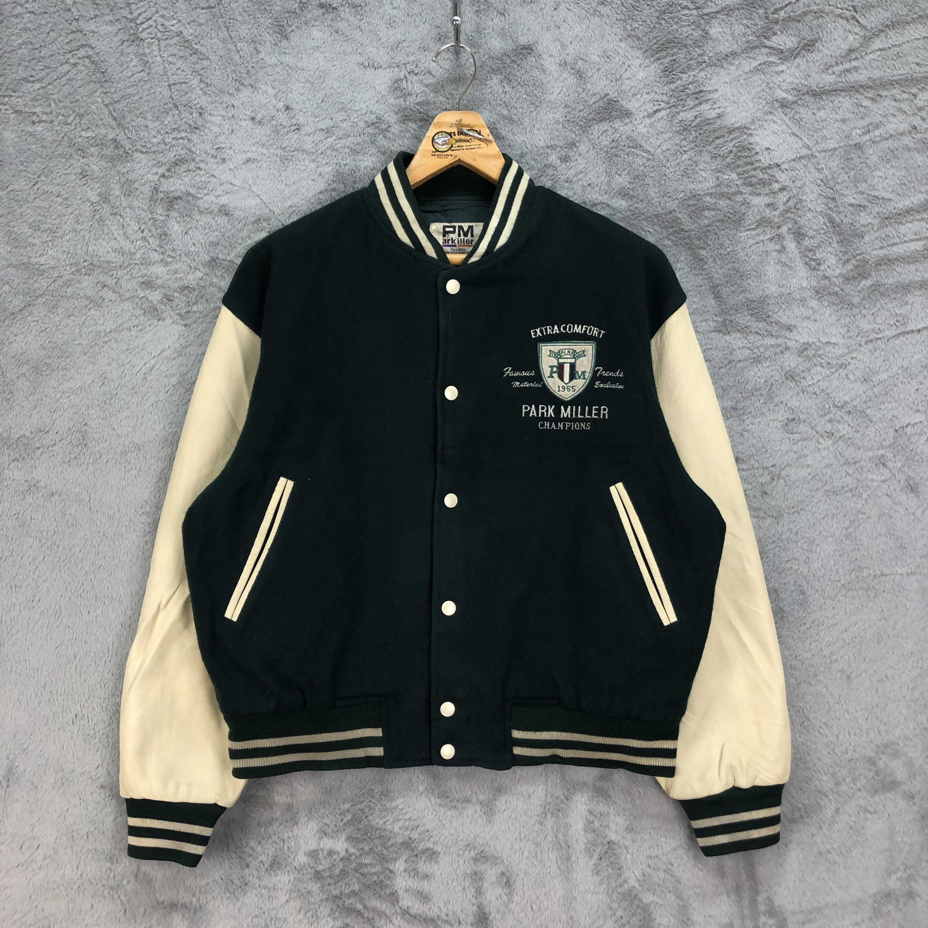 Japanese Brand PARK MILLER GREATDEFENDER CHAMPIONS Varsity Jacket #4795-170 Size US M / EU 48-50 / 2 - 3 Thumbnail
