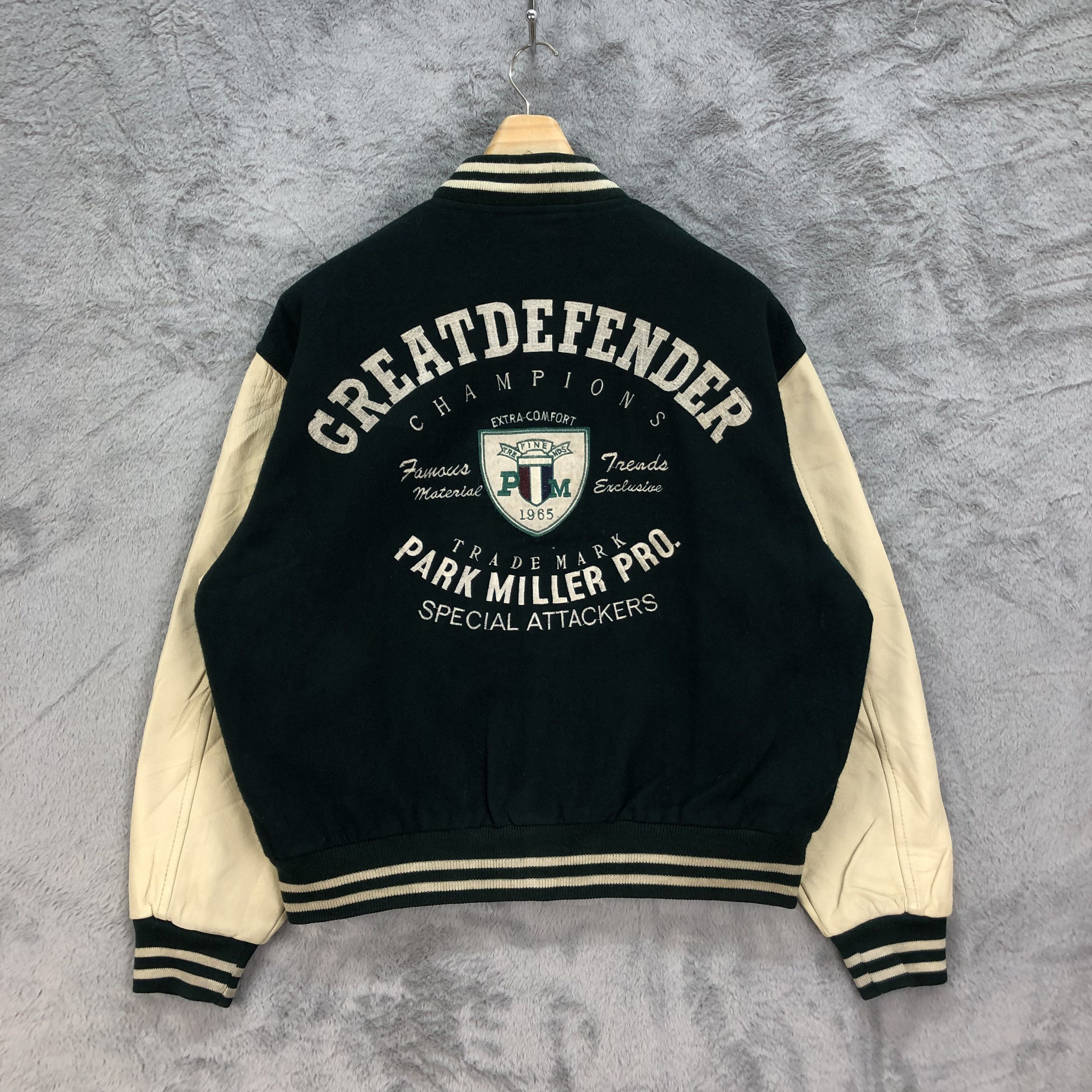 Japanese Brand PARK MILLER GREATDEFENDER CHAMPIONS Varsity Jacket #4795-170 Size US M / EU 48-50 / 2 - 1 Thumbnail