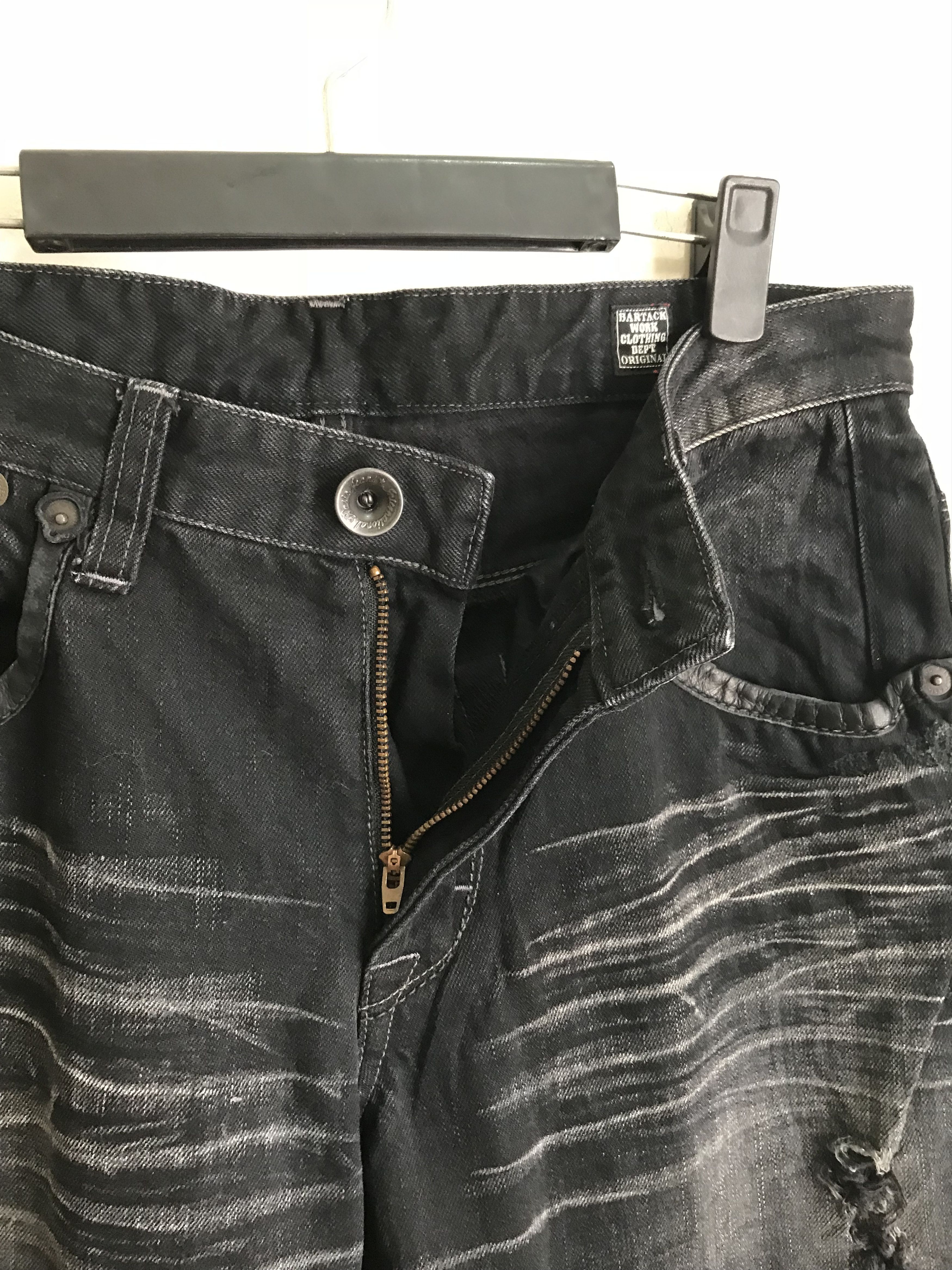 Kapital Vintage 90s BARTACK Distressed Faded Clawmark Denim Jeans Size US 32 / EU 48 - 15 Thumbnail