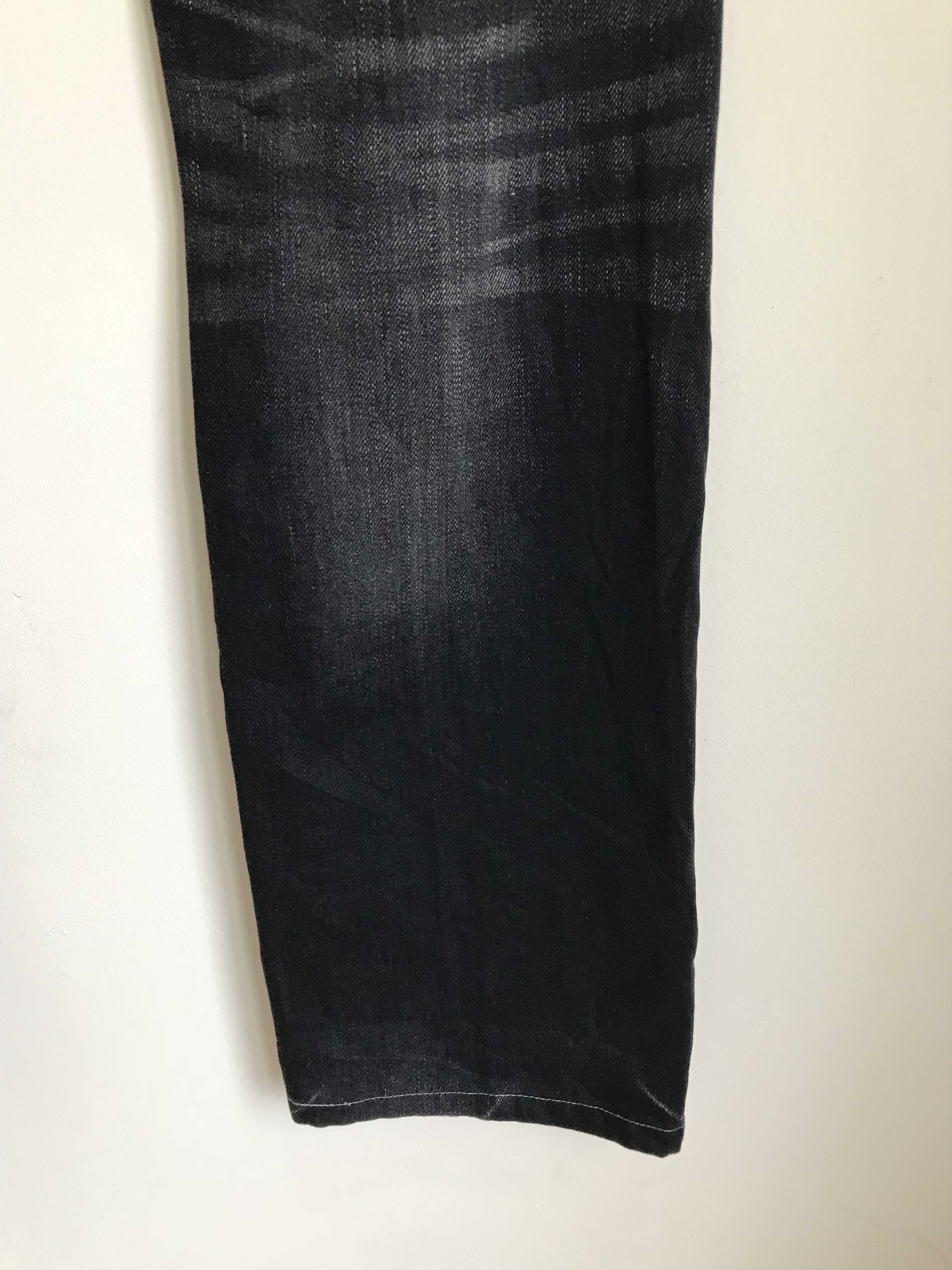 Kapital Vintage 90s BARTACK Distressed Faded Clawmark Denim Jeans Size US 32 / EU 48 - 11 Thumbnail
