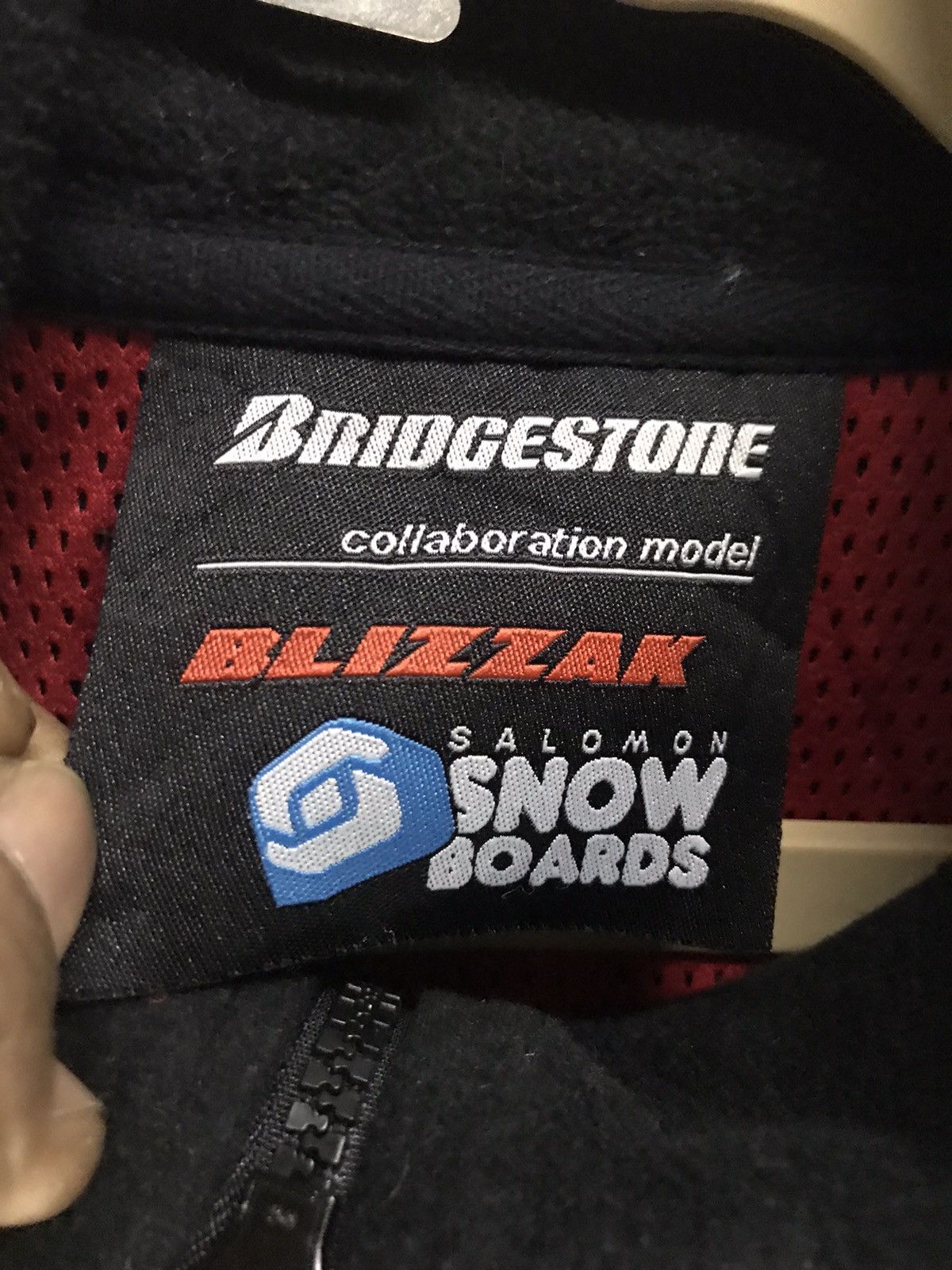 Japanese Brand × Salomon Bridgestone blizzak x Salomon snow boards zipper jacket Size US L / EU 52-54 / 3 - 3 Thumbnail