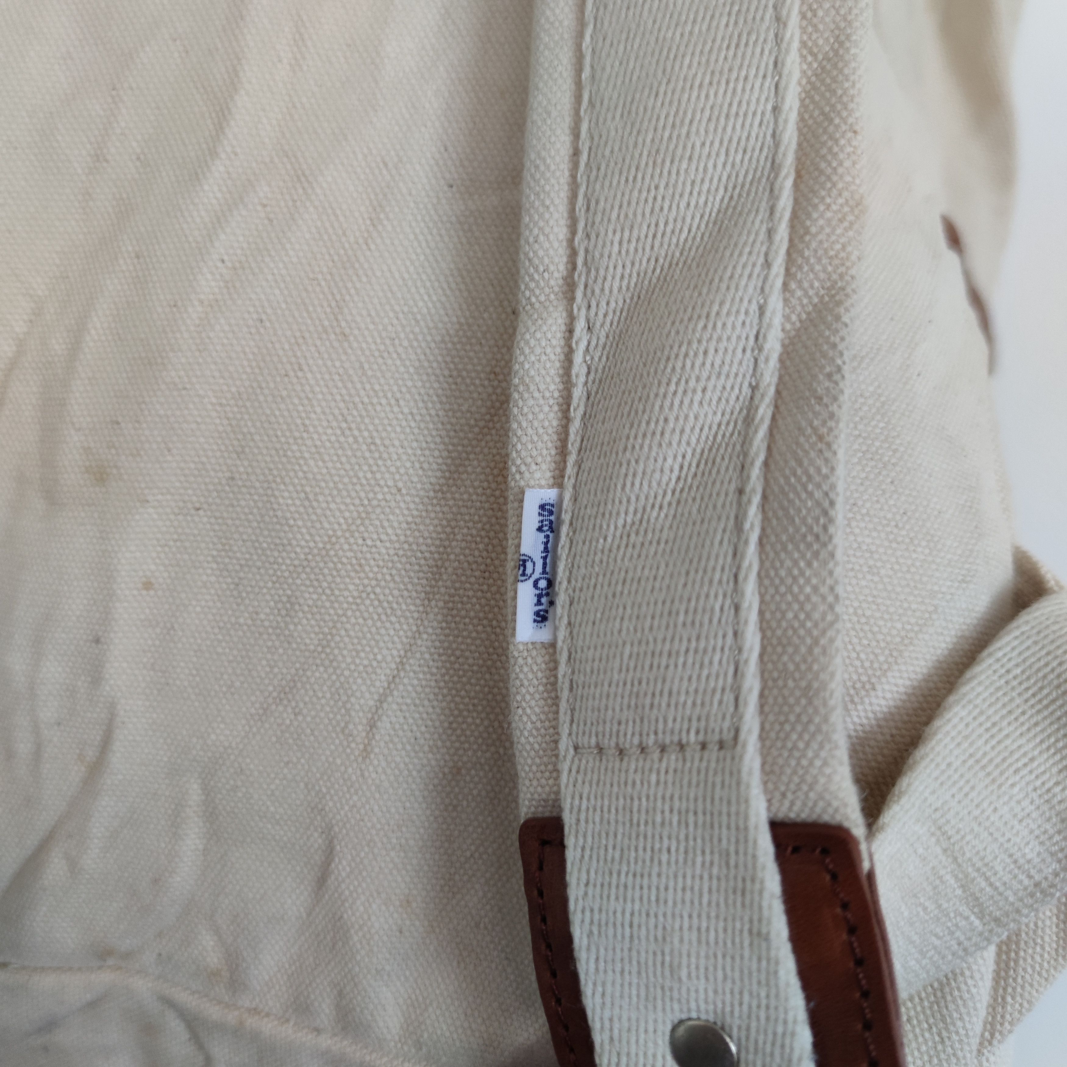 Japanese Brand MANUFACTURED BY SAILOR'S CANVAS WITH LEATHER TRIM BACKPACK Size ONE SIZE - 3 Thumbnail