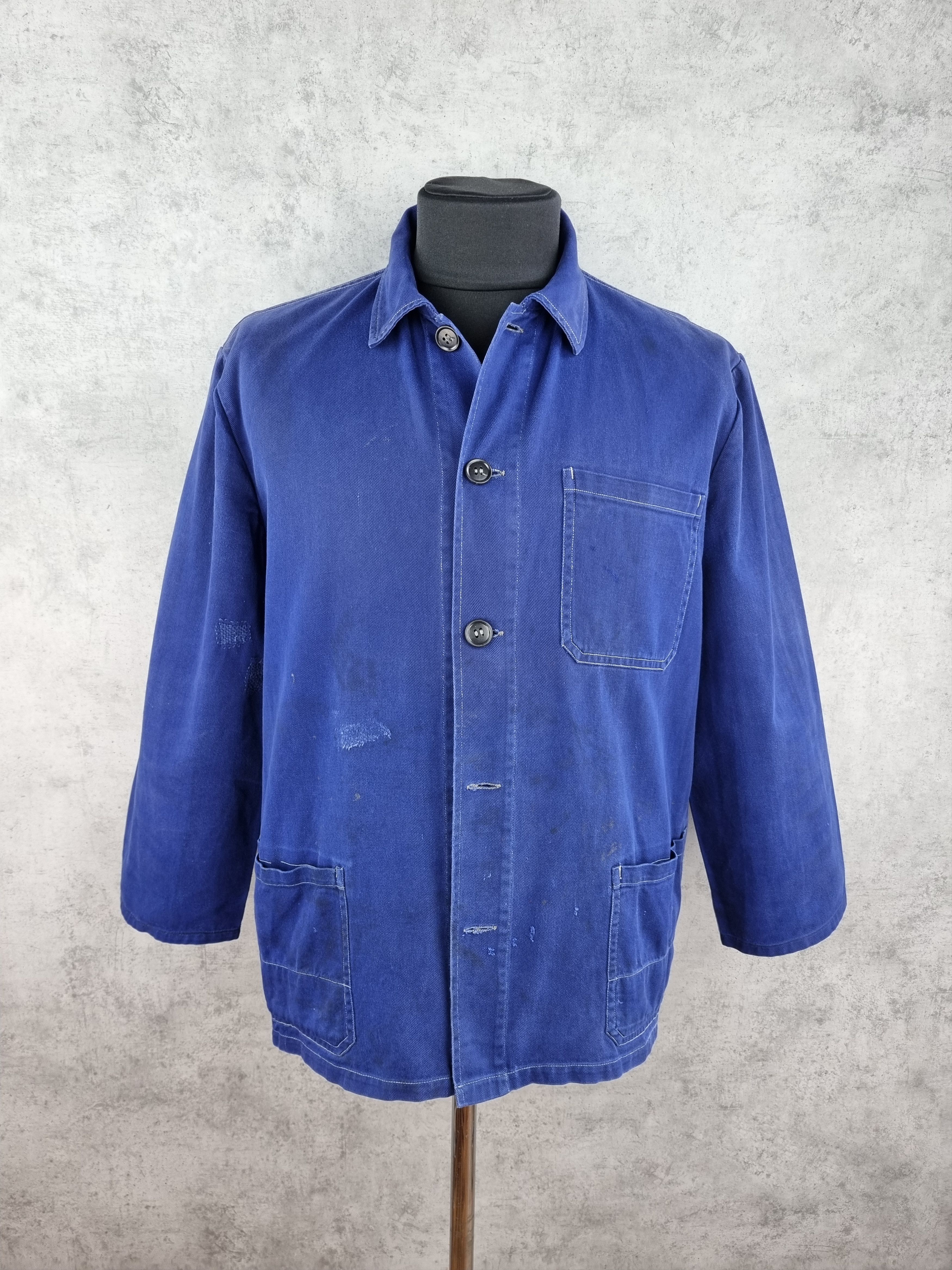 Le Laboureur × Vetra 70s Sanfor Chore Faded French Worker Light Jacket Size US L / EU 52-54 / 3 - 3 Thumbnail