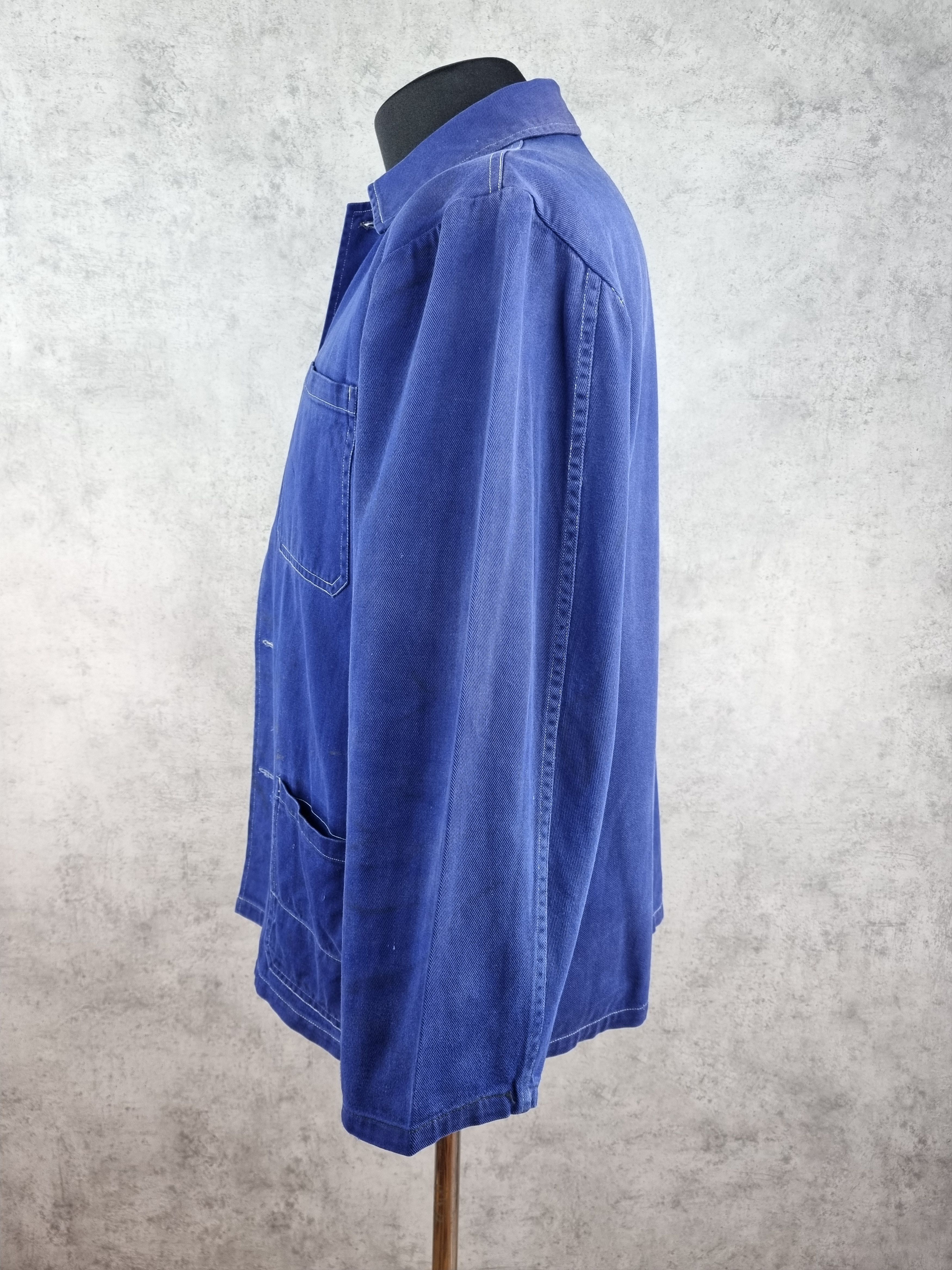 Le Laboureur × Vetra 70s Sanfor Chore Faded French Worker Light Jacket Size US L / EU 52-54 / 3 - 6 Thumbnail
