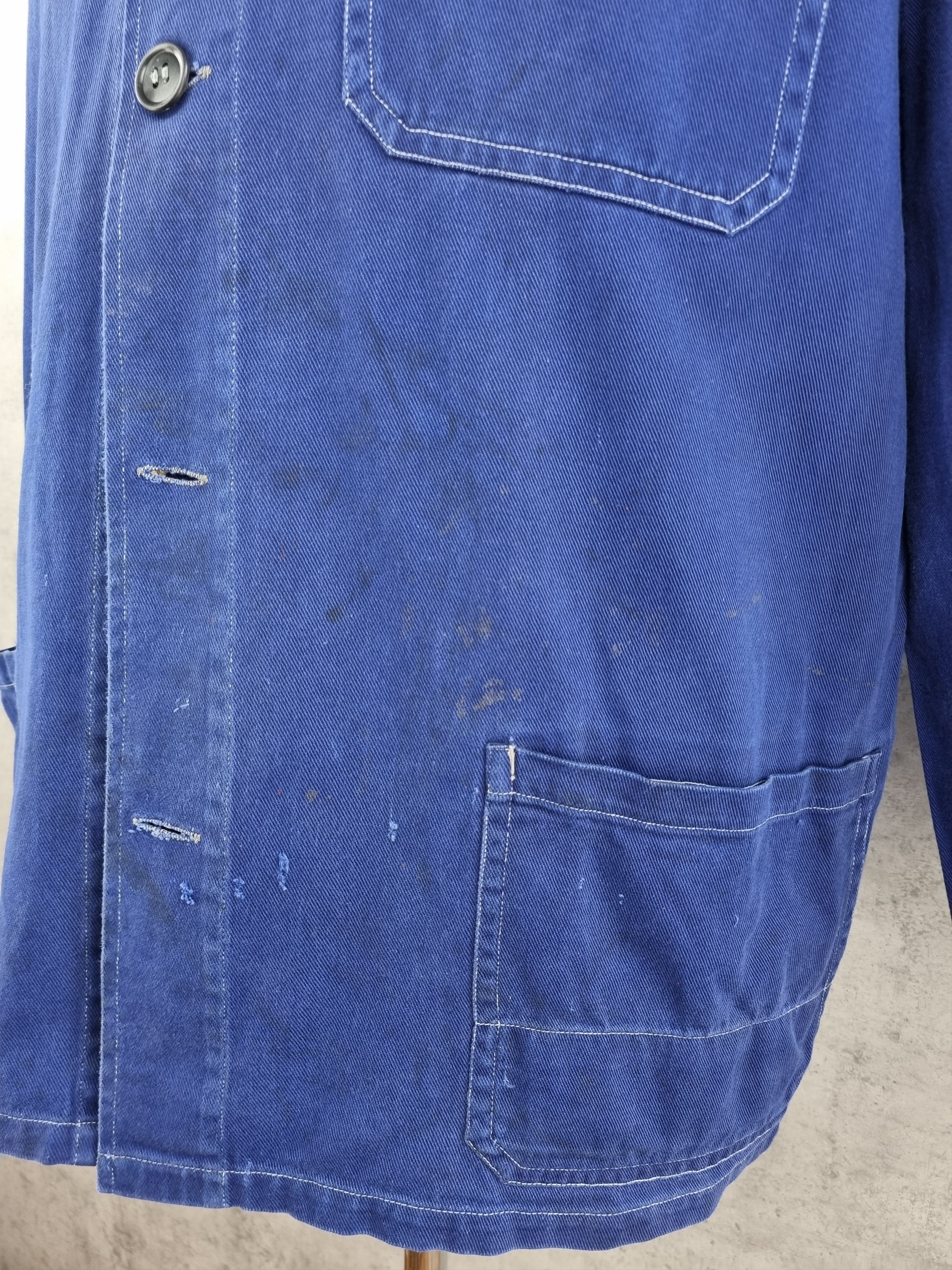 Le Laboureur × Vetra 70s Sanfor Chore Faded French Worker Light Jacket Size US L / EU 52-54 / 3 - 16 Thumbnail