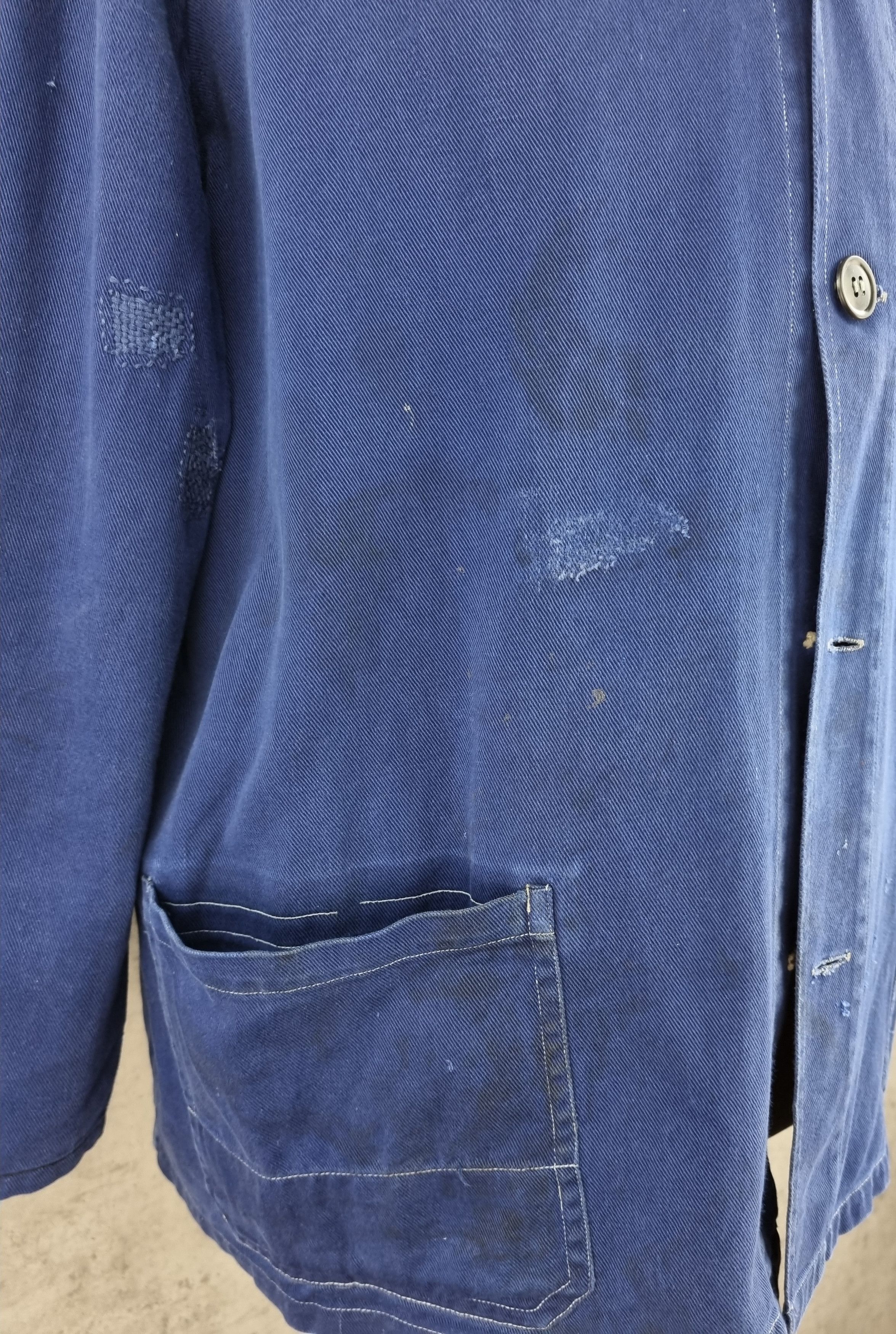 Le Laboureur × Vetra 70s Sanfor Chore Faded French Worker Light Jacket Size US L / EU 52-54 / 3 - 15 Thumbnail