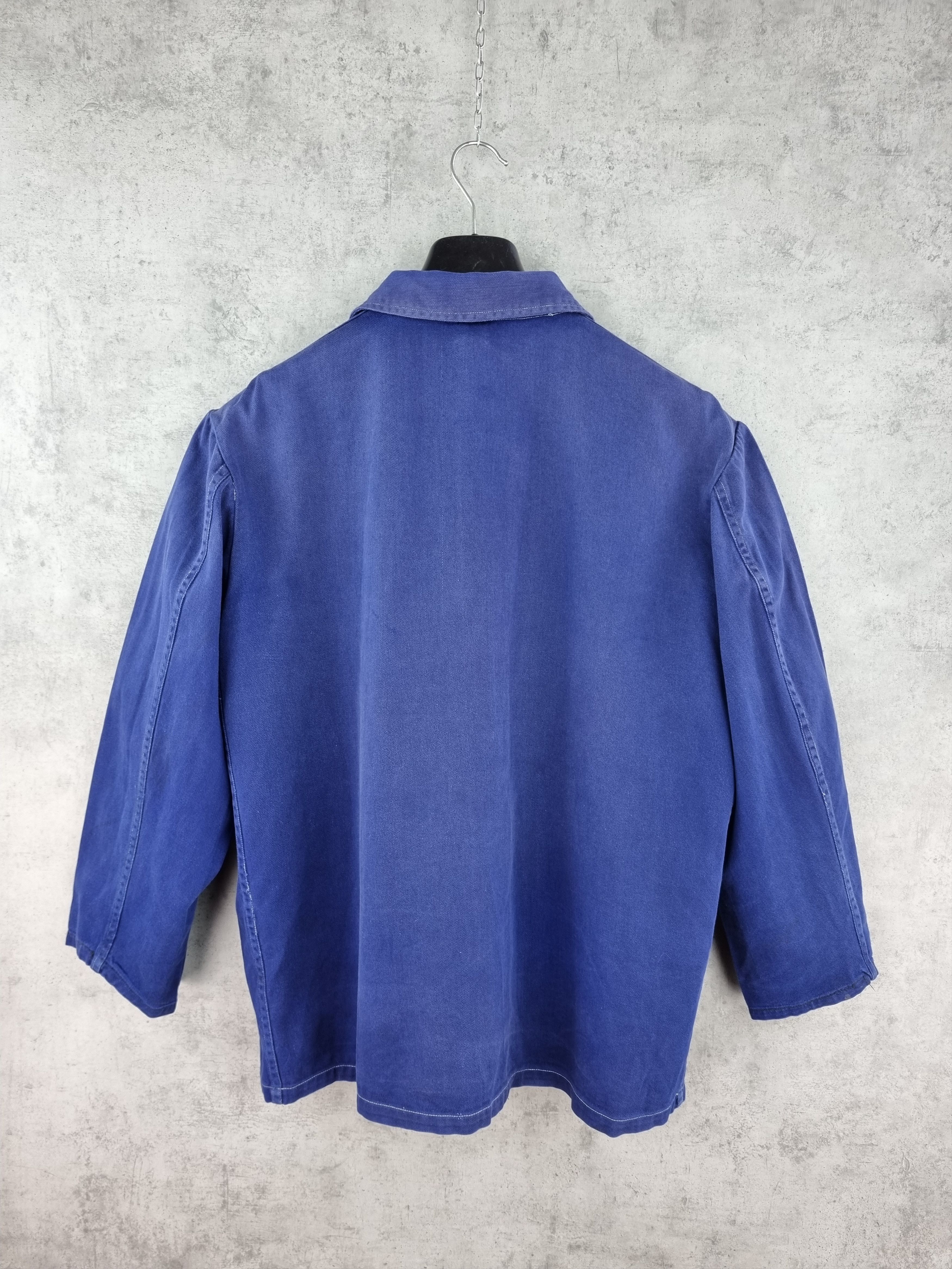Le Laboureur × Vetra 70s Sanfor Chore Faded French Worker Light Jacket Size US L / EU 52-54 / 3 - 4 Thumbnail