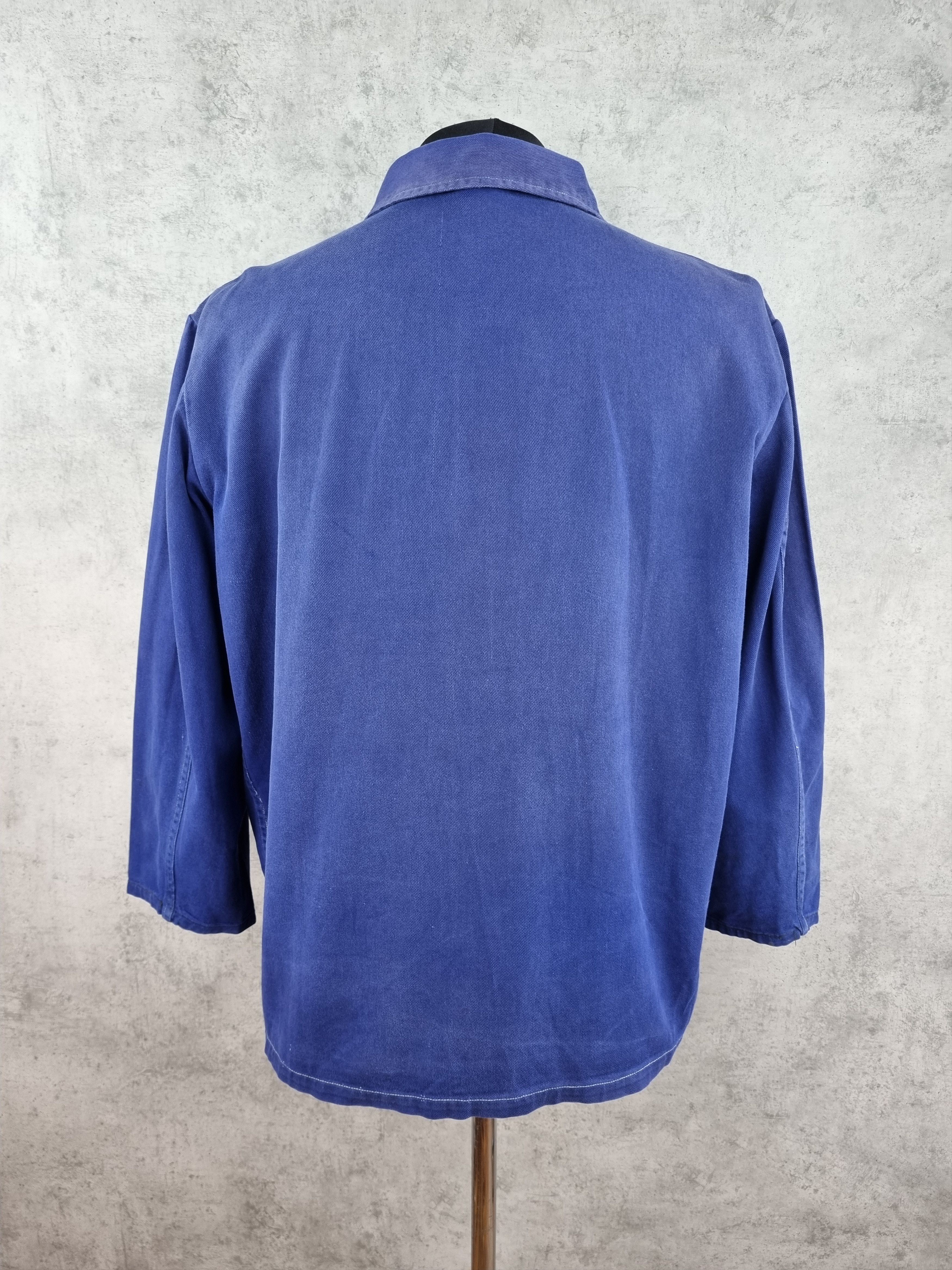 Le Laboureur × Vetra 70s Sanfor Chore Faded French Worker Light Jacket Size US L / EU 52-54 / 3 - 7 Thumbnail